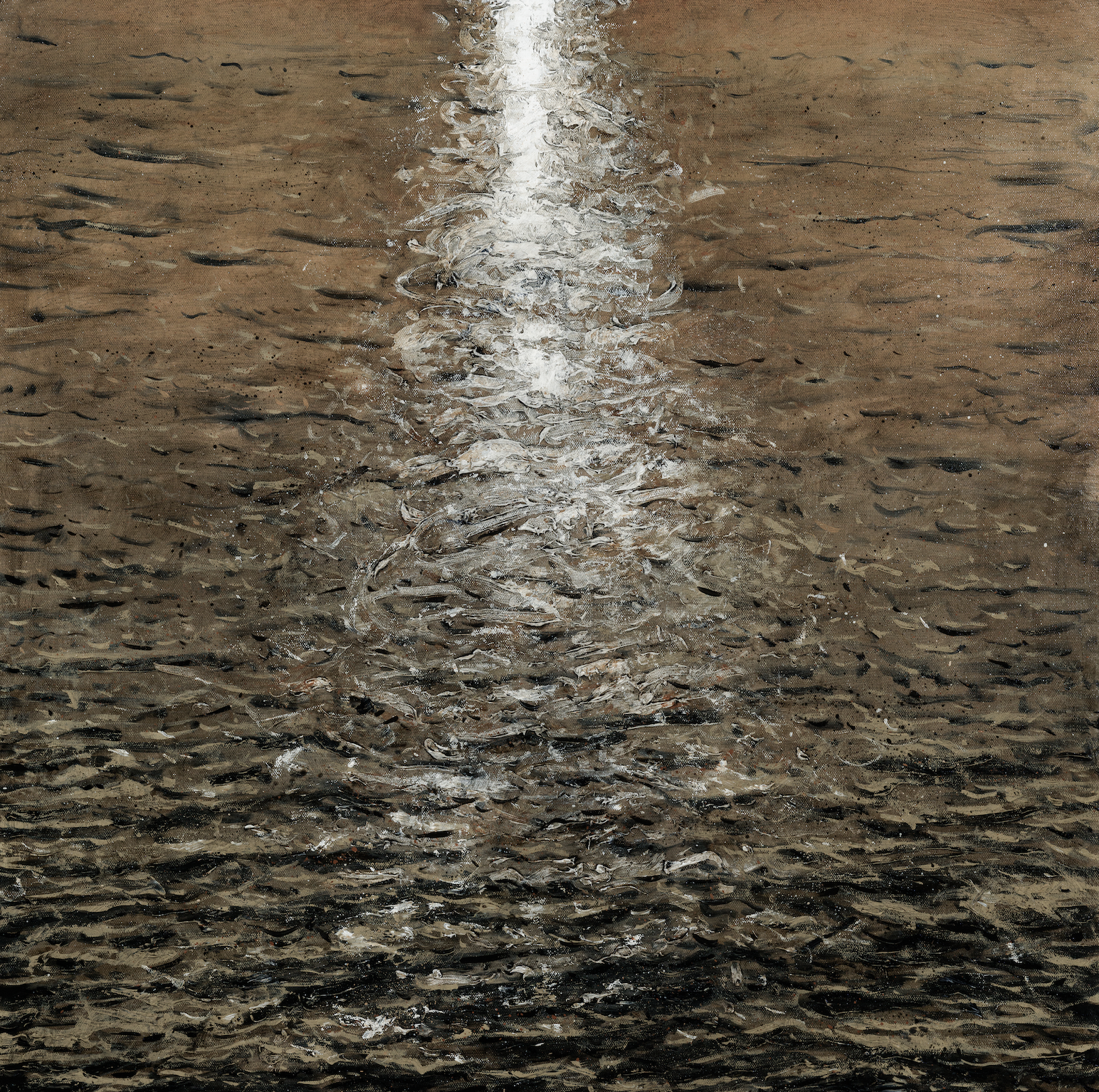"With the Sun at Its Zenith" | 30 × 30 in oil on canvas