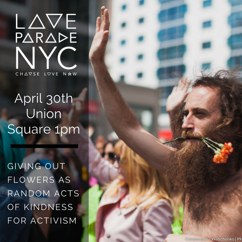 Digital Flyer for Love Parade NYC 2017
