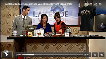 “last minute Valentine’s Day gifts” Live on Lakeside February 2013