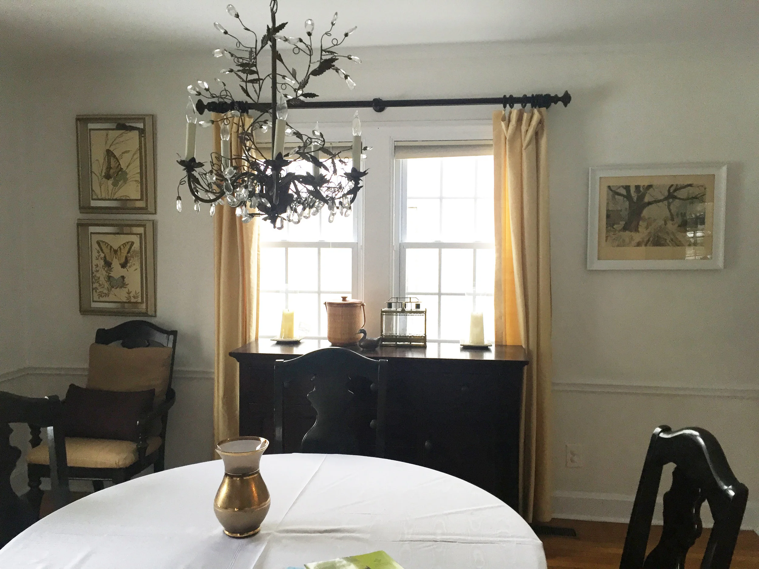 photo taken before we moved in.