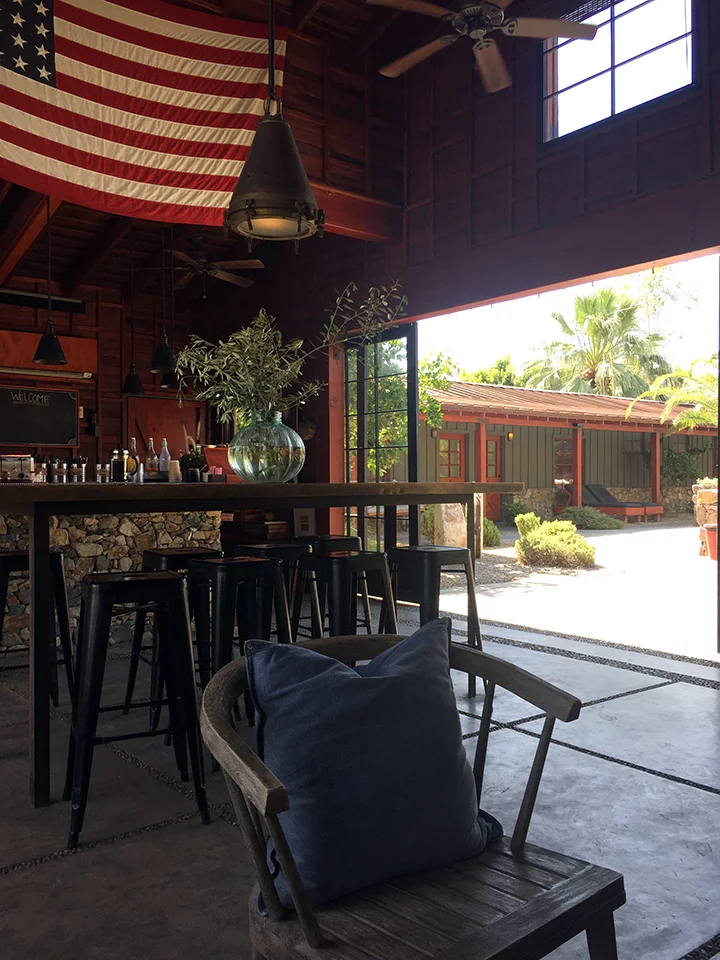 The bar at Sparrows Lodge doubles as a reception desk—convenient as they served us our check-in sangrias.