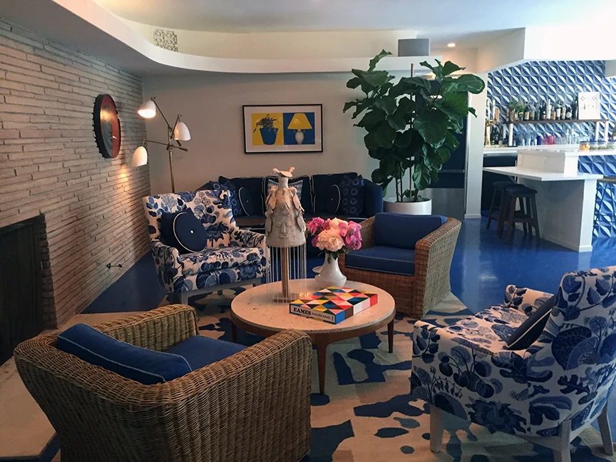 Holiday House's lounge and bar.