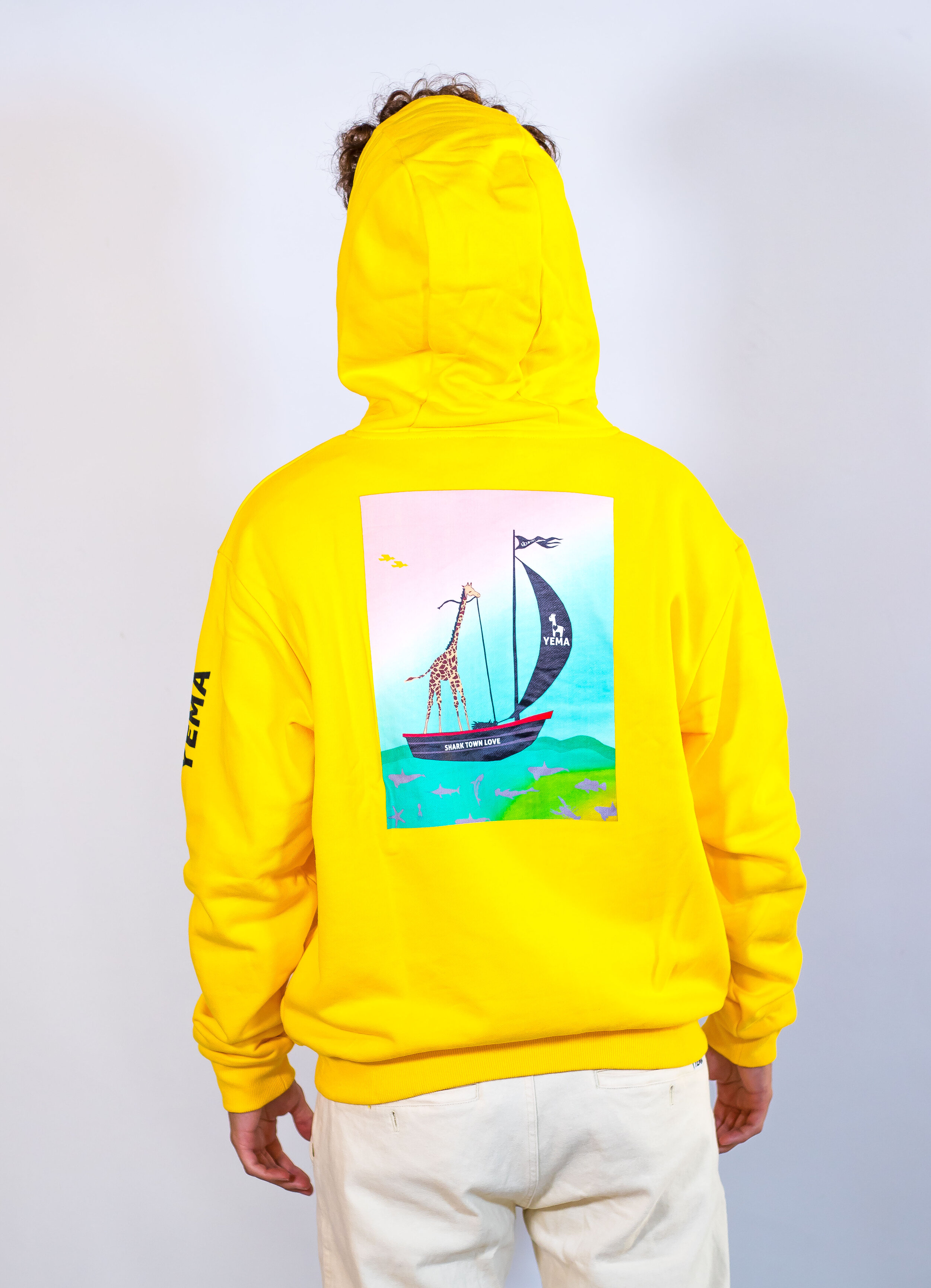 yellow captain hoodie