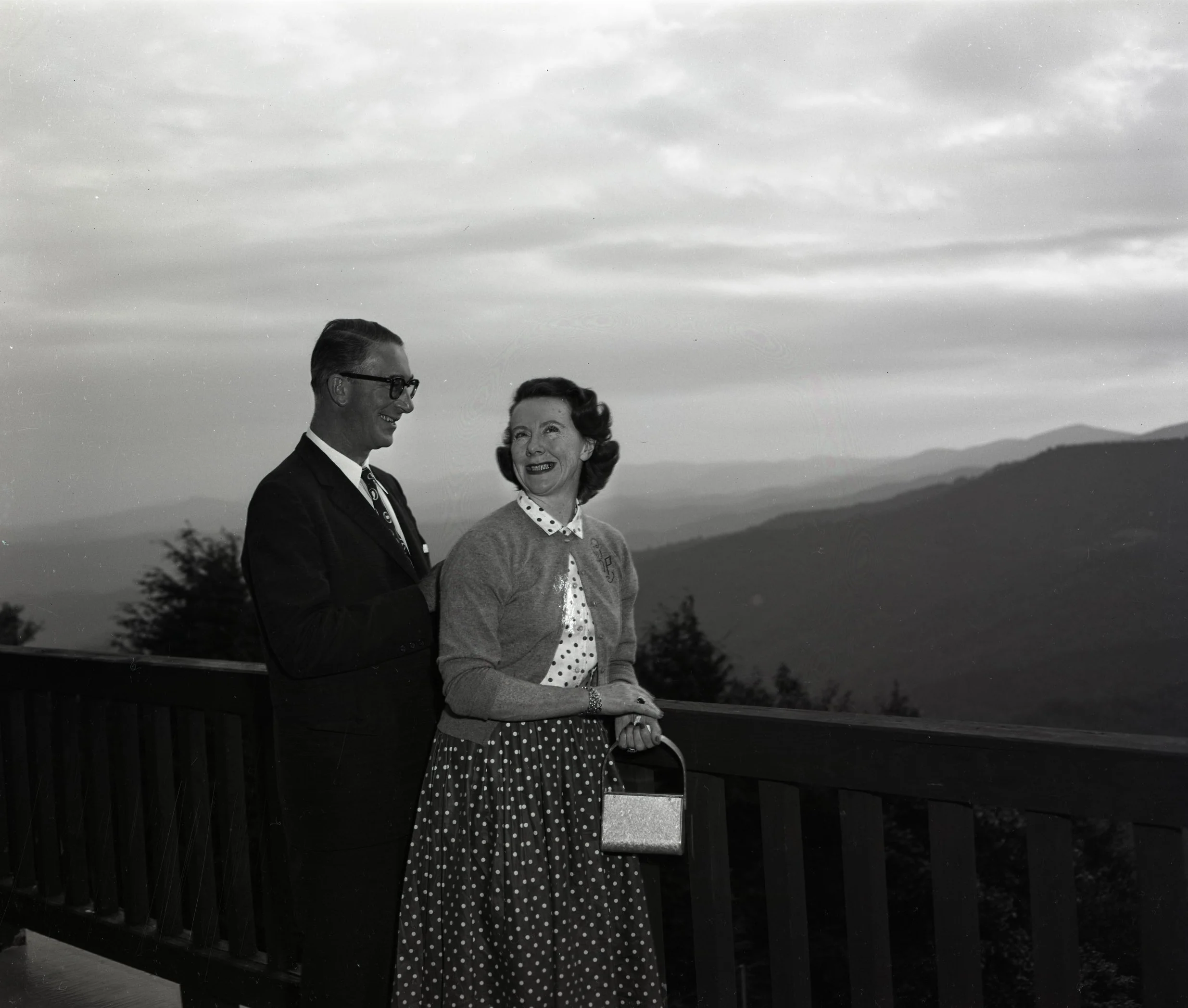 Senator and Mrs. Kefauver Visit Blowing Rock, NC, in August 1956 A
