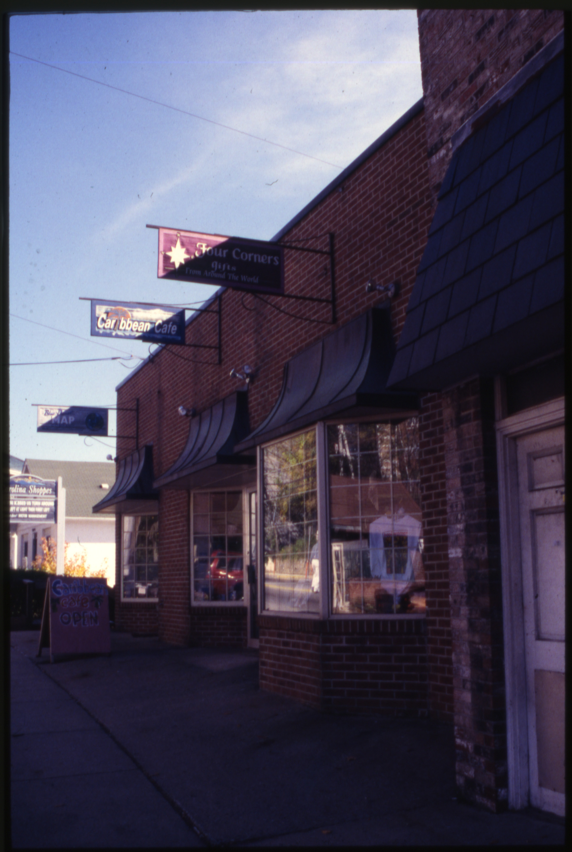 Seen here in the 1990s is the present-day Boone Saloon Building, originally known as the Carolina Pharmacy #2 Building. Image courtesy of the Downtown Boone Development Association Collection (Dow-Boo-1-001), Digital Watauga Project.