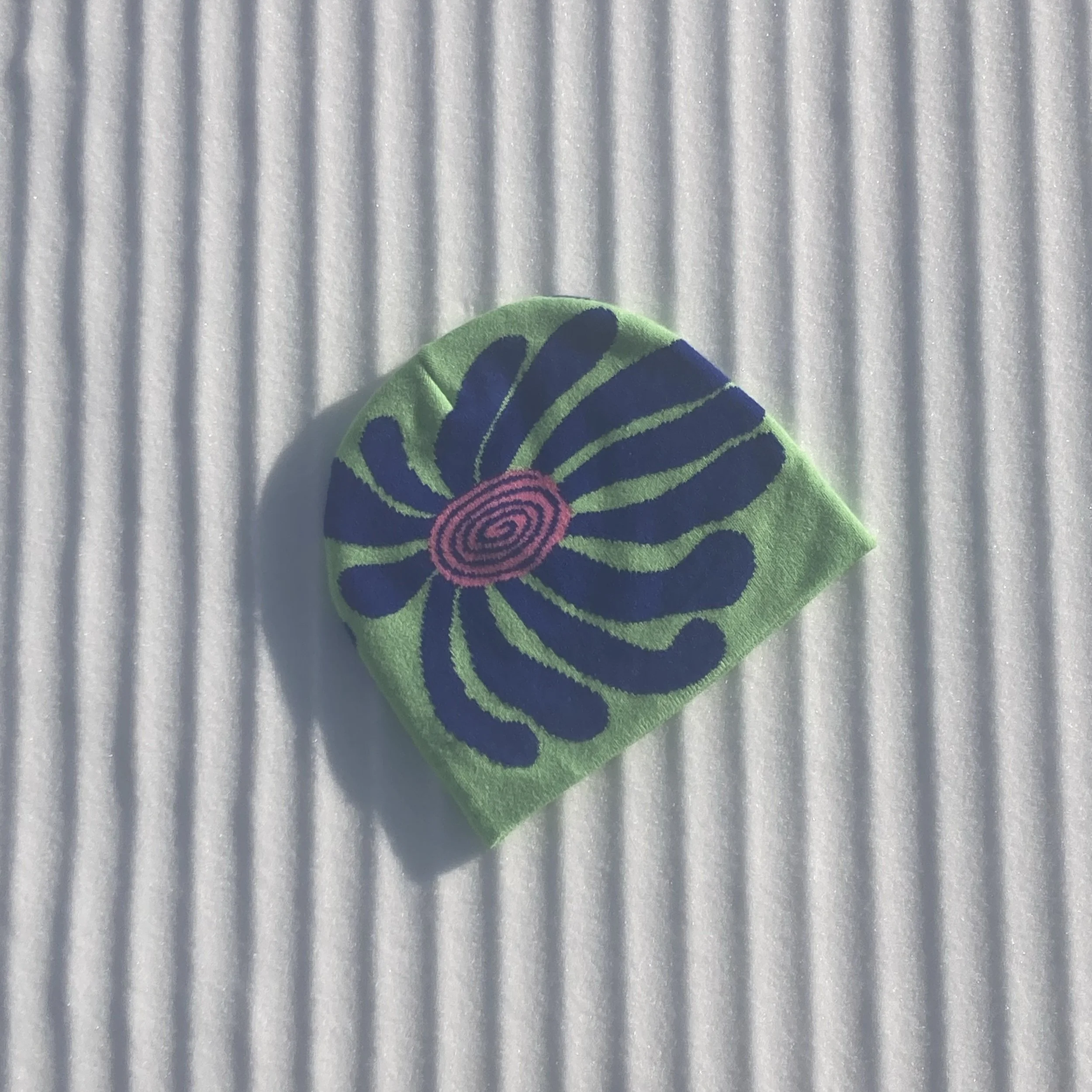 Double Flower Beanie