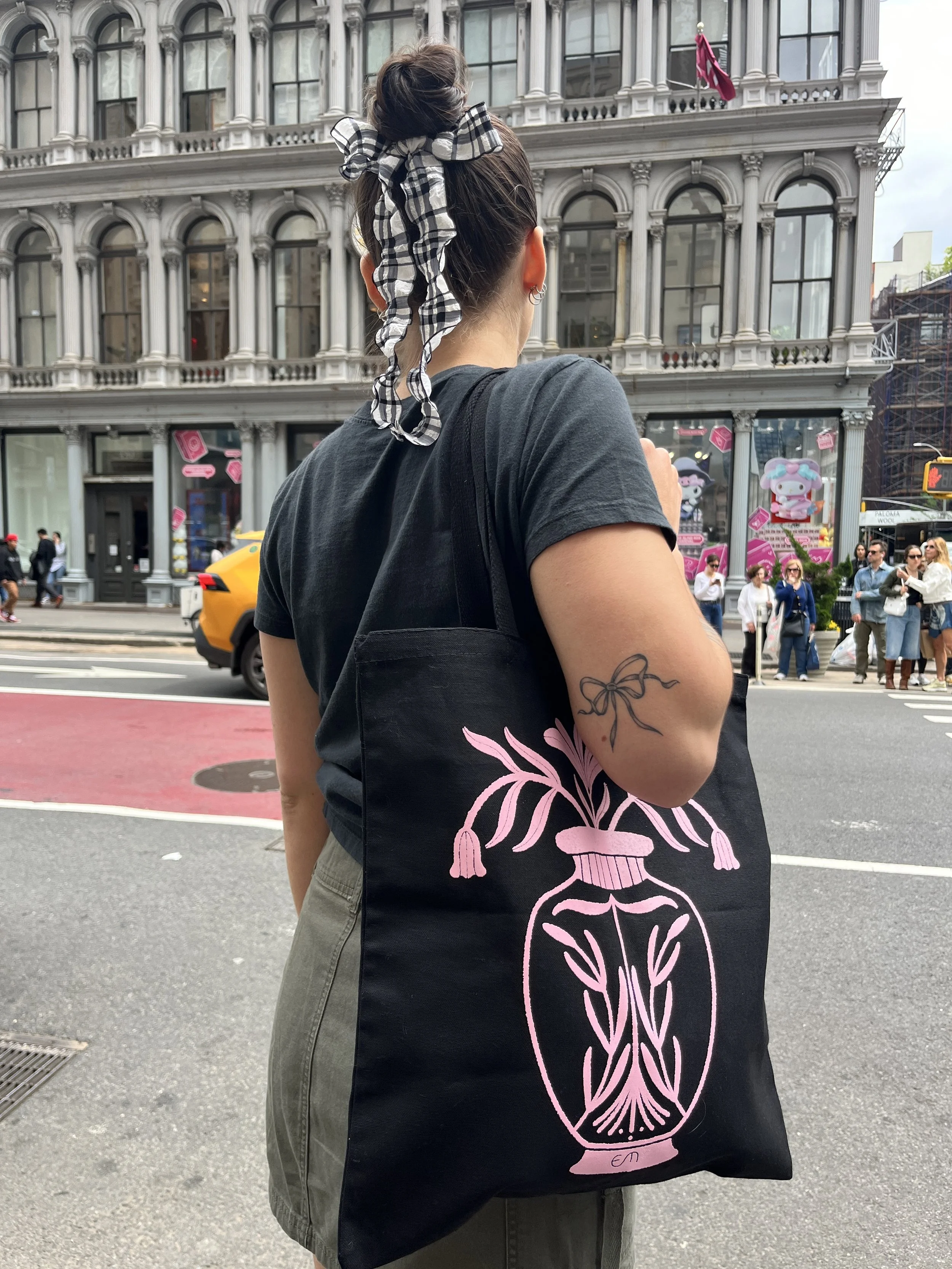 Vase Canvas Tote