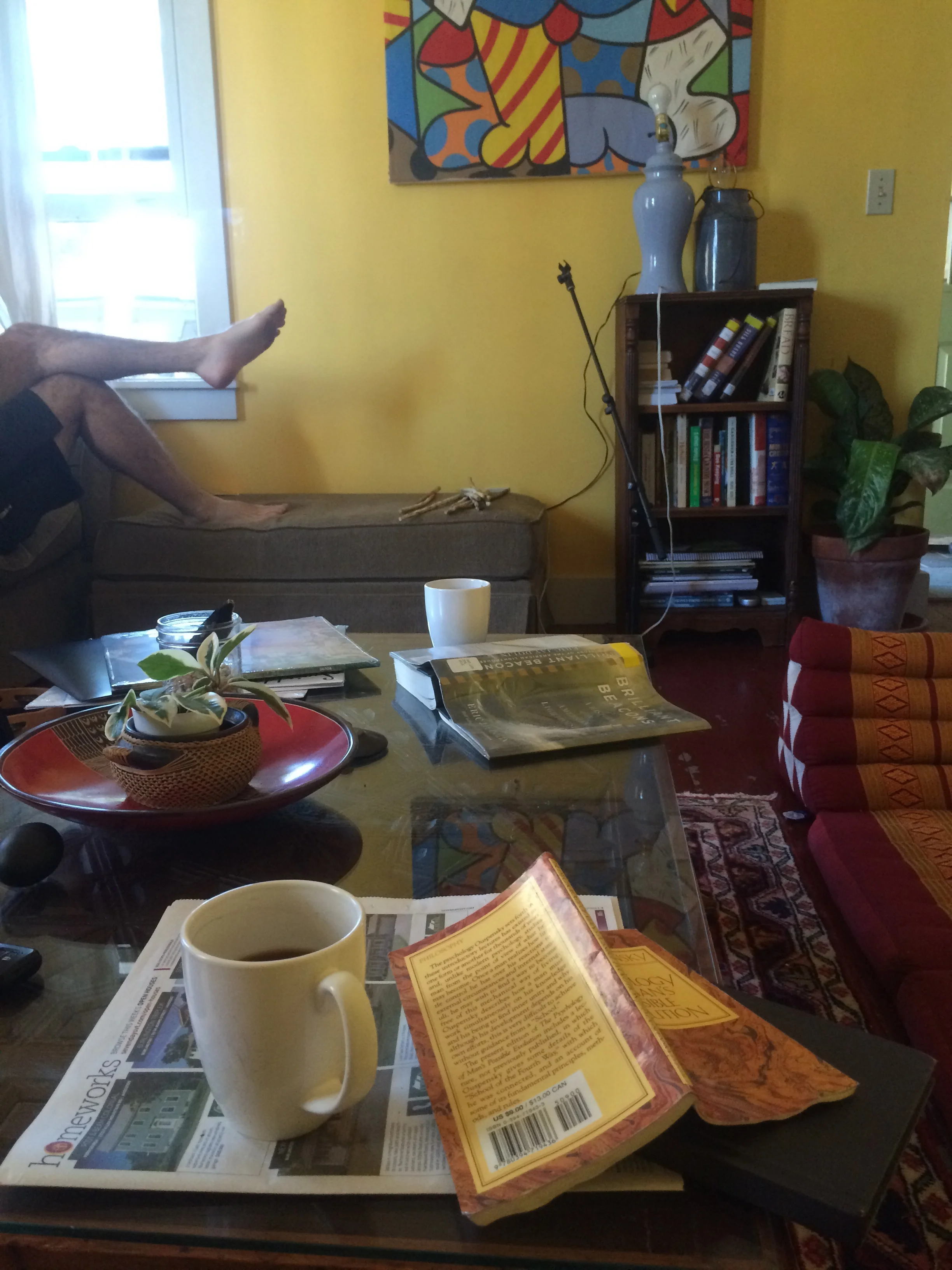 Hot coffee, plants and Ram Narayam records