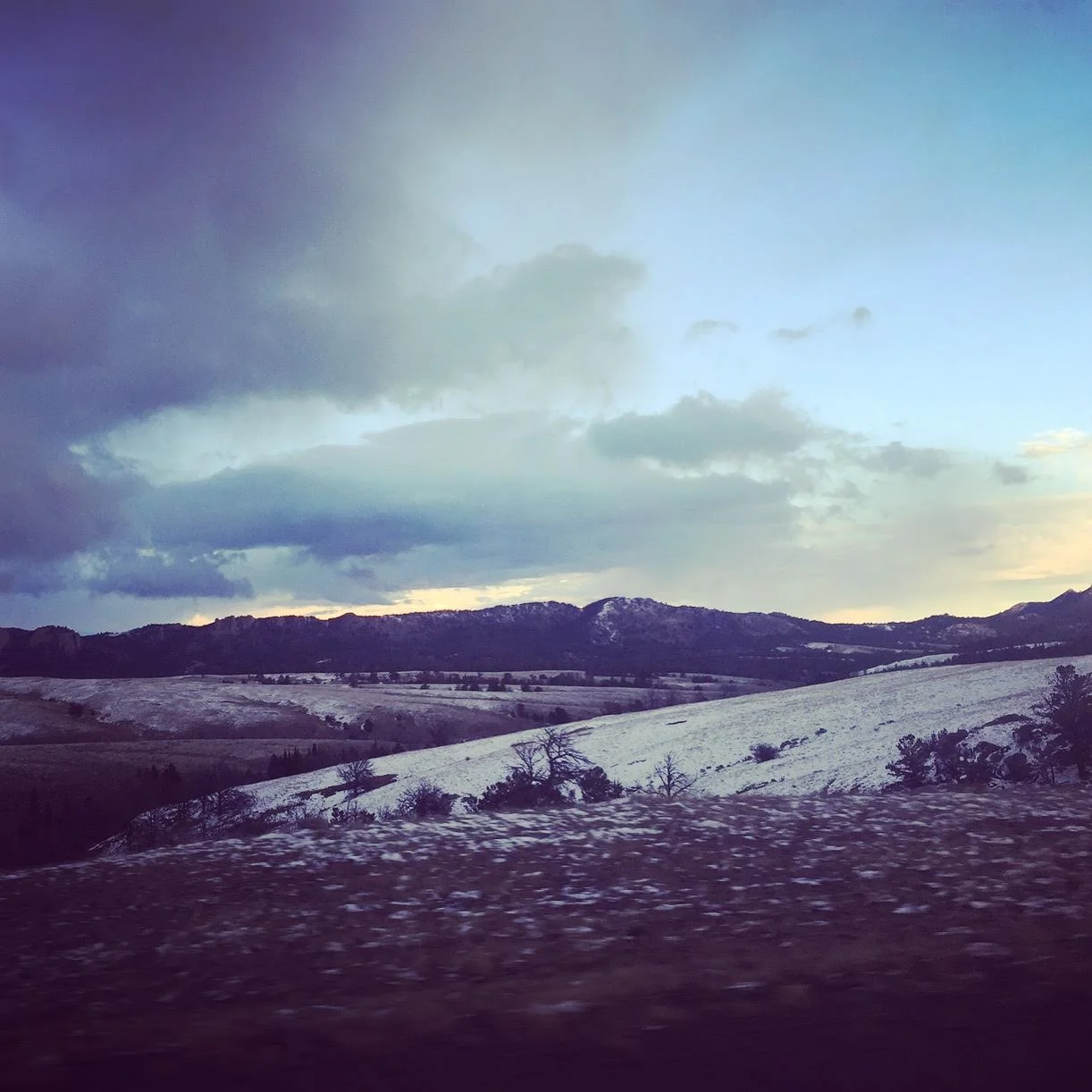 October snow. Photo credit:: Rachelle Caplan =)