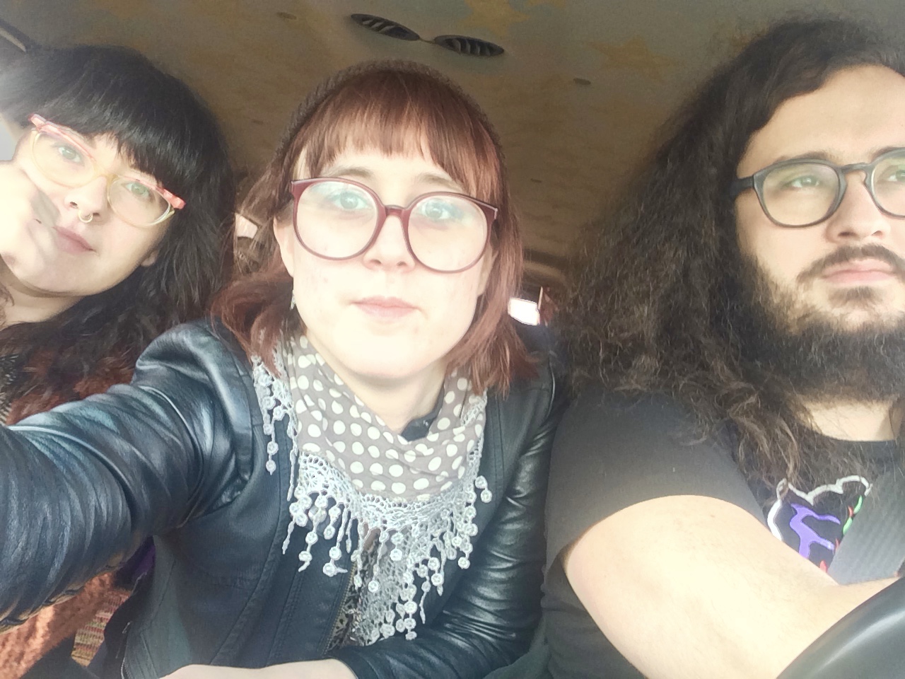 Rachelle, Daisy and I truly truly suck at taking photos of ourselves. We look serious because whenever we smile we look like aliens. In a bad way.