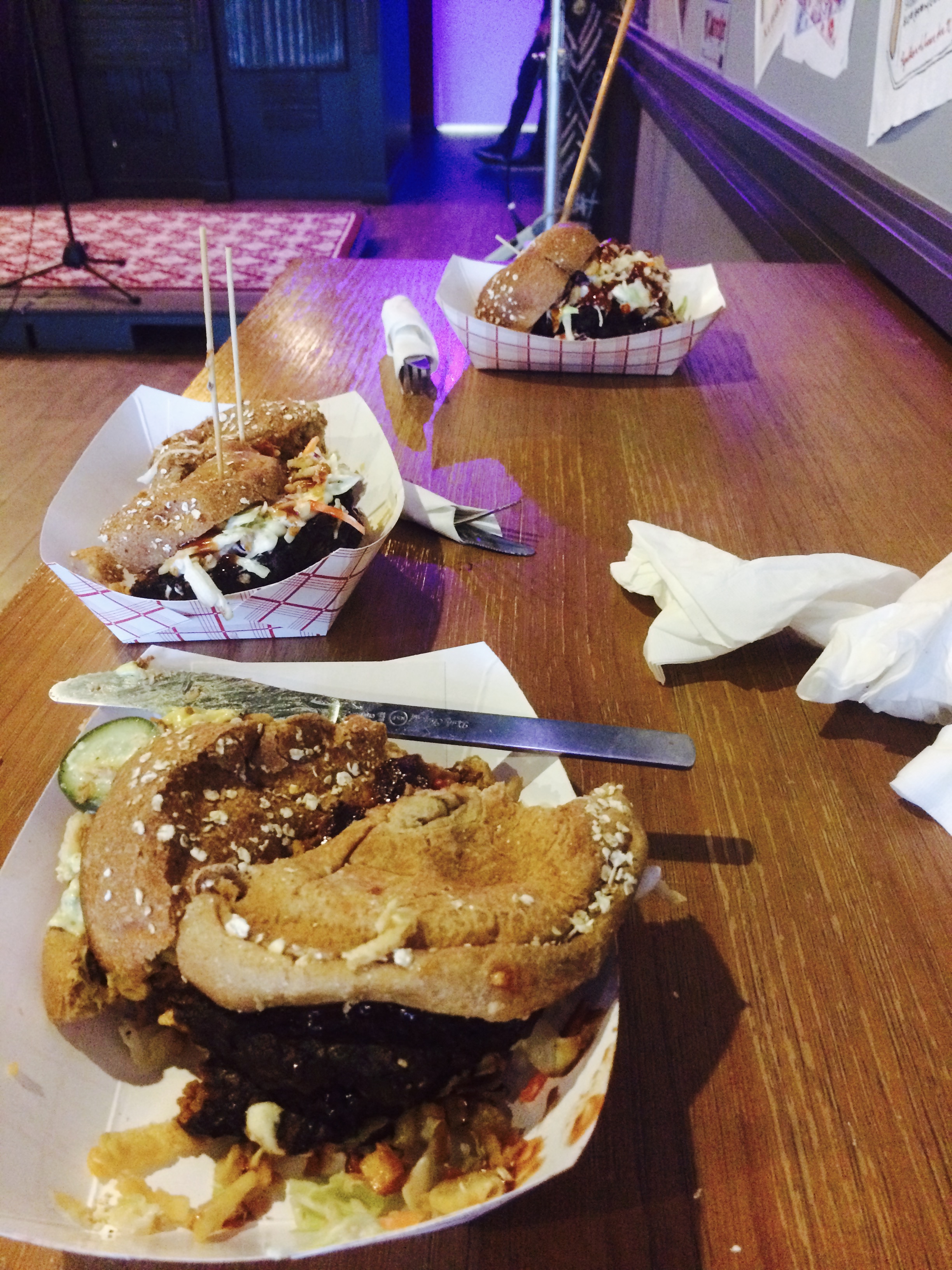 Best vegetarian burger award goes to Brew-etarian for sure. Watch out world.