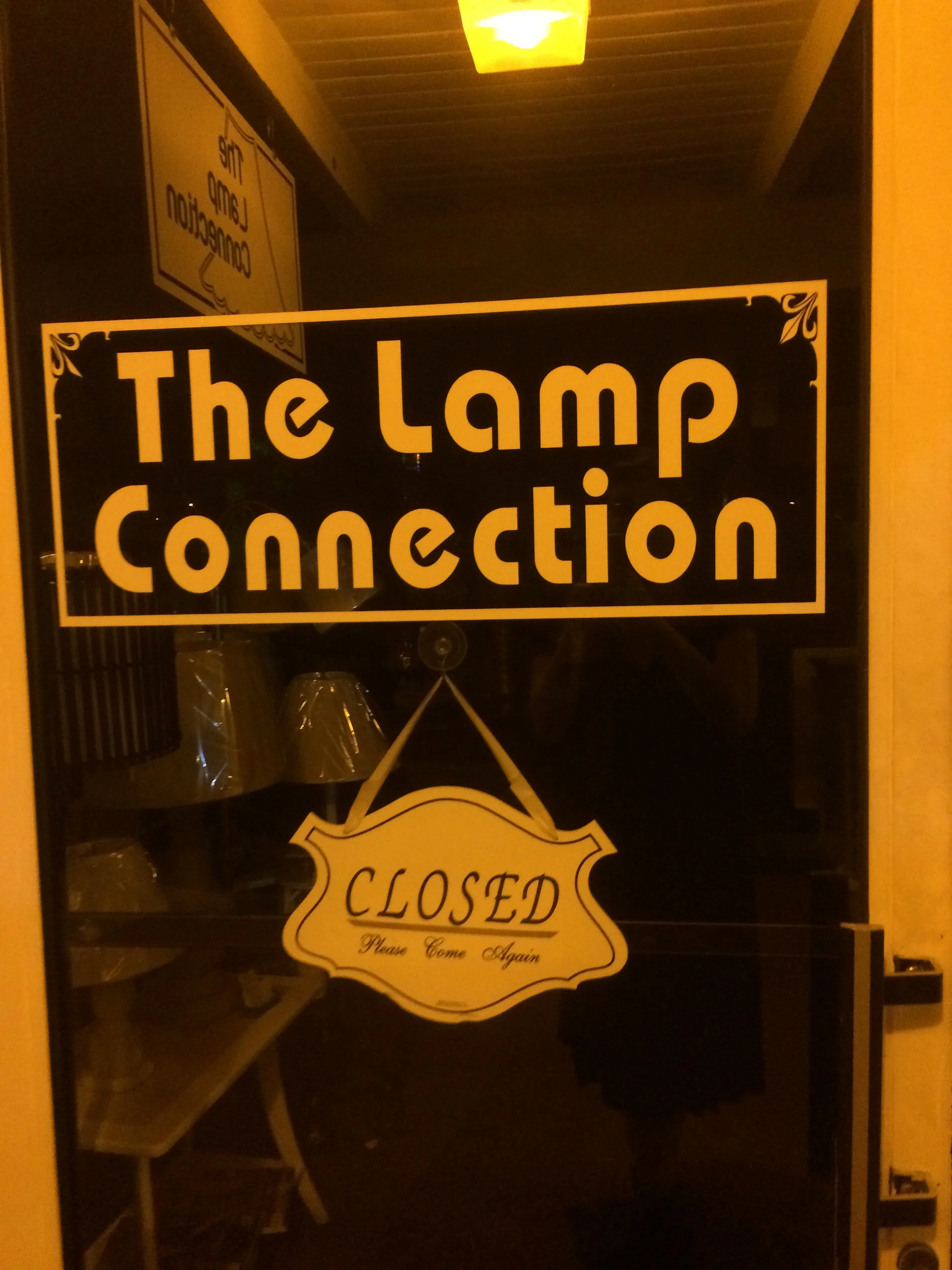 ALL THE LAMPS. Closed :( :( ;( But seriously, I wanted to check out this store. It was 4 shop windows long and all of the lamps were calling out my name .." Kate! You need a lamp!! Take mee home!" I'm clearly sleep deprived.