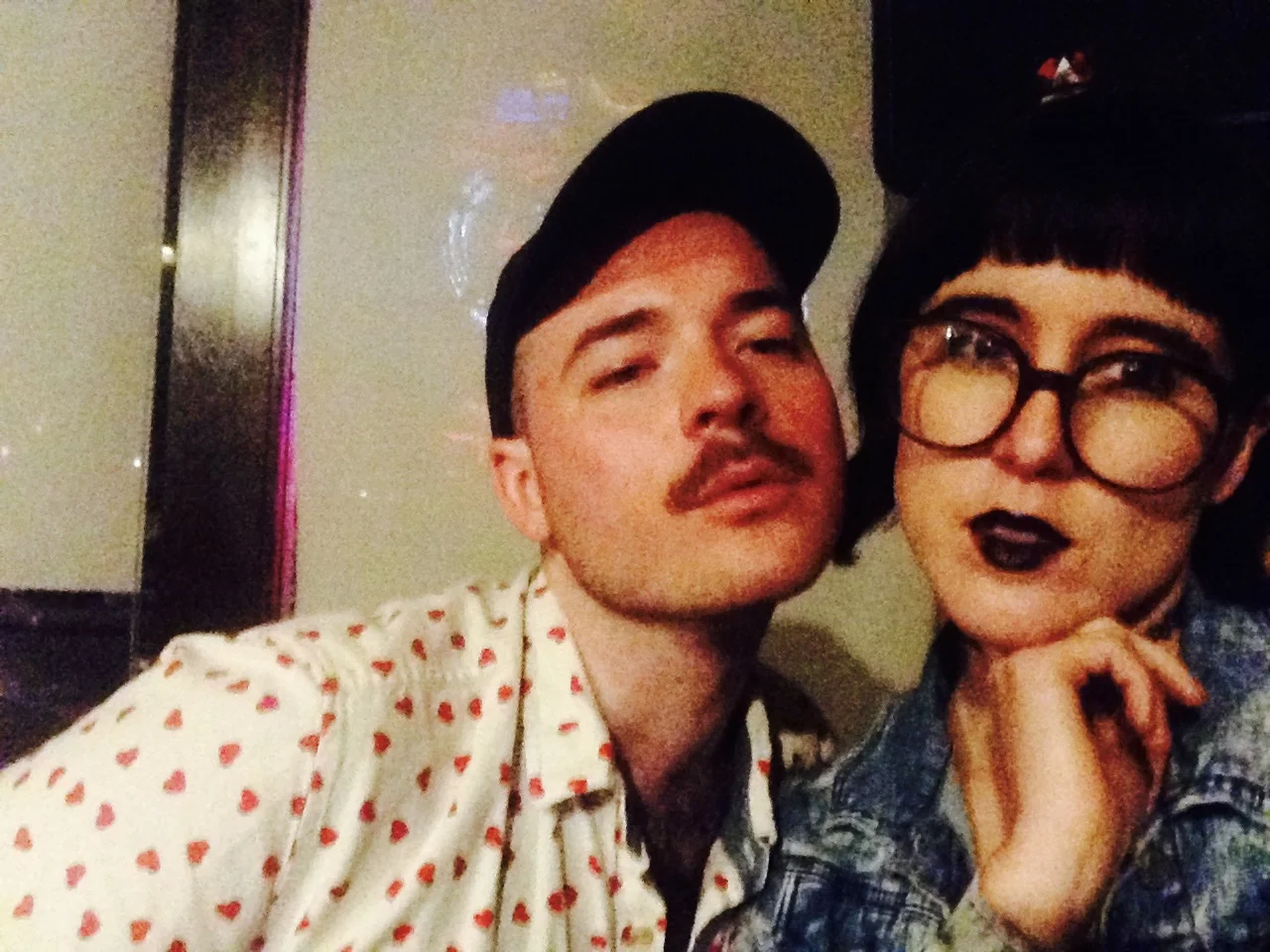 Casey from Spandrels and I always try to take bitchy selfies together. It's our thing. This was the meanest. 