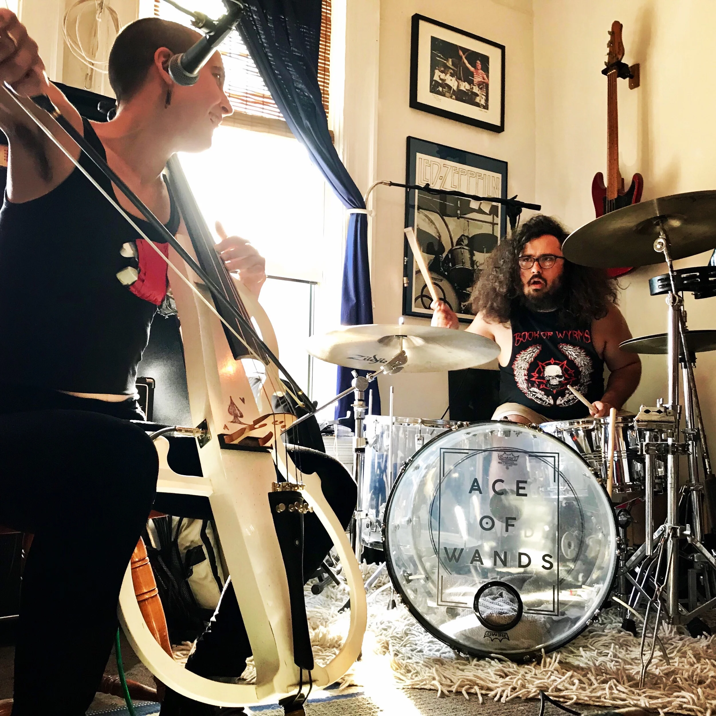 This is from an afternoon house show in Toronto! We played with Ace of Wands which was amazing. The host and drummer from the band, Jody, gave me fake Canadian beer! We’ve both been rocking the sober life and I was talking about missing IPA’s and apparently Canada is way more far along with non alcoholic beverages that actually taste good than the states are. Go Canada! Also their yogurt is seriously better.
