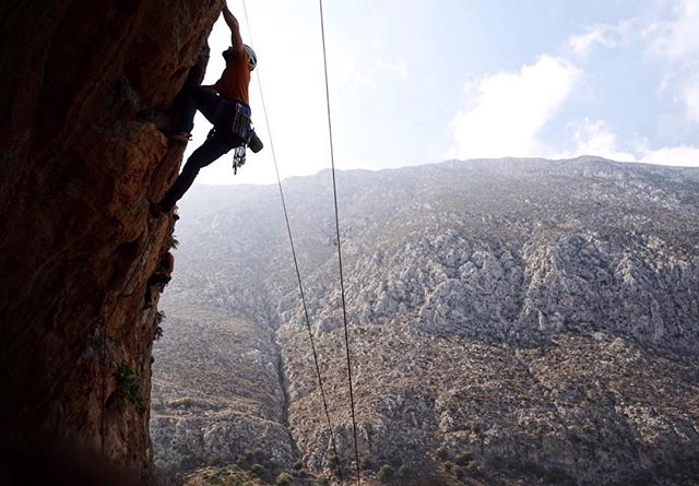 Sampling some of Kalymnos&rsquo; finest this morning.