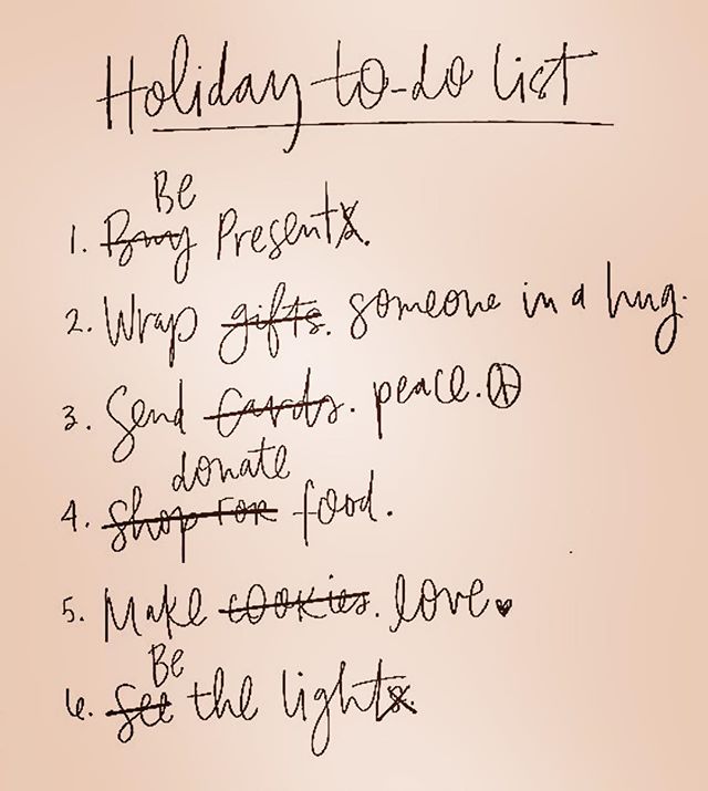 Hmmmm .... did you complete your holiday to do list? #peace #love #heartwarming #thoughtfulness #selflessness #generous #attentive #consideration #reflection 🎄🎁👍