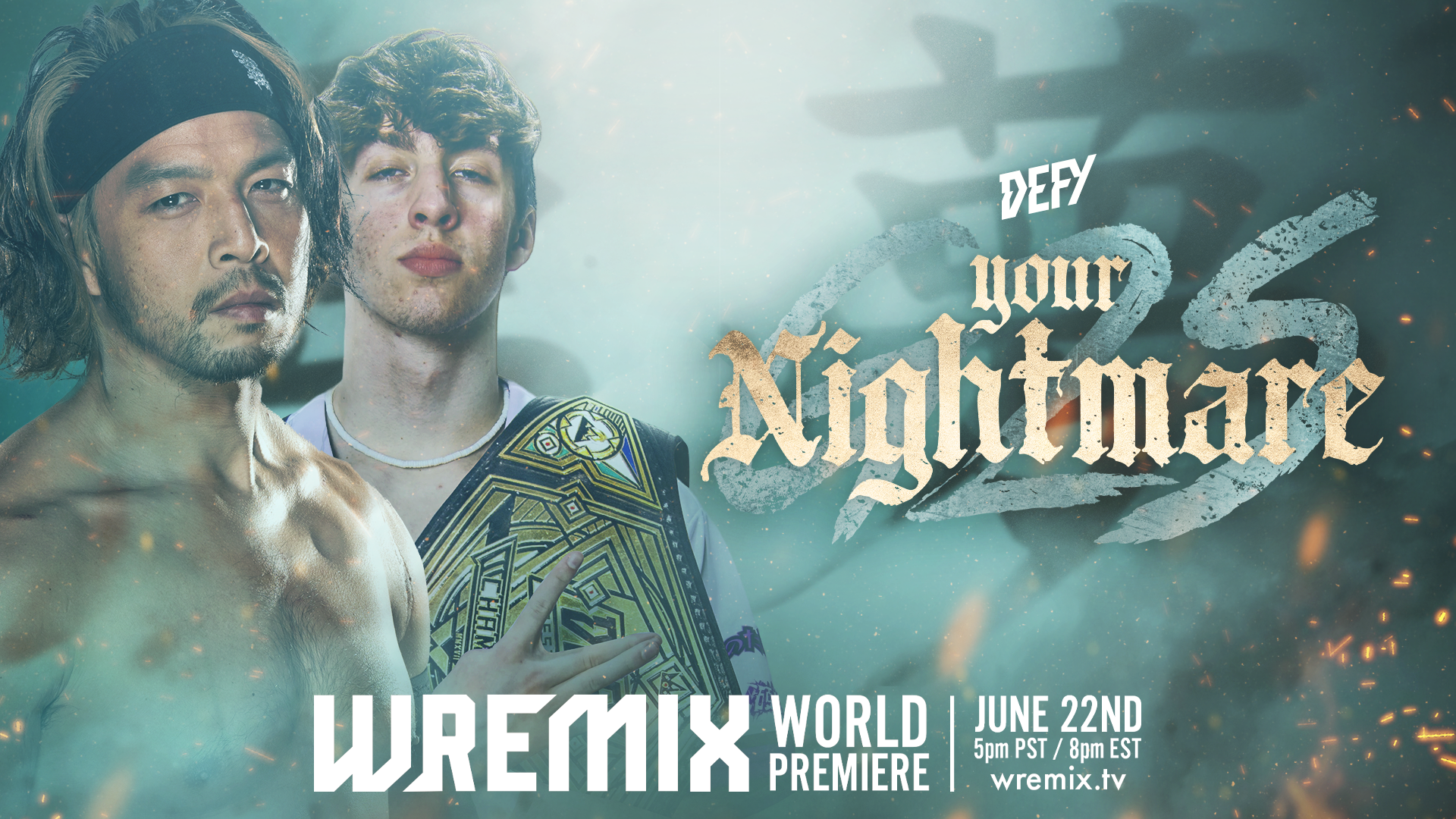 TONIGHT** WATCH DEFY Your Nightmare FREE on WREMIX — DEFY Wrestling