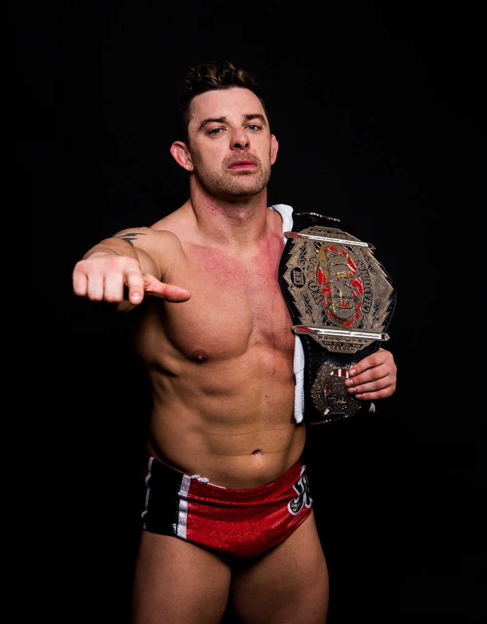 Davey won the CZW World Championship from Lio Rush at DEFY3 Swerve City. Photo by Nate Watters