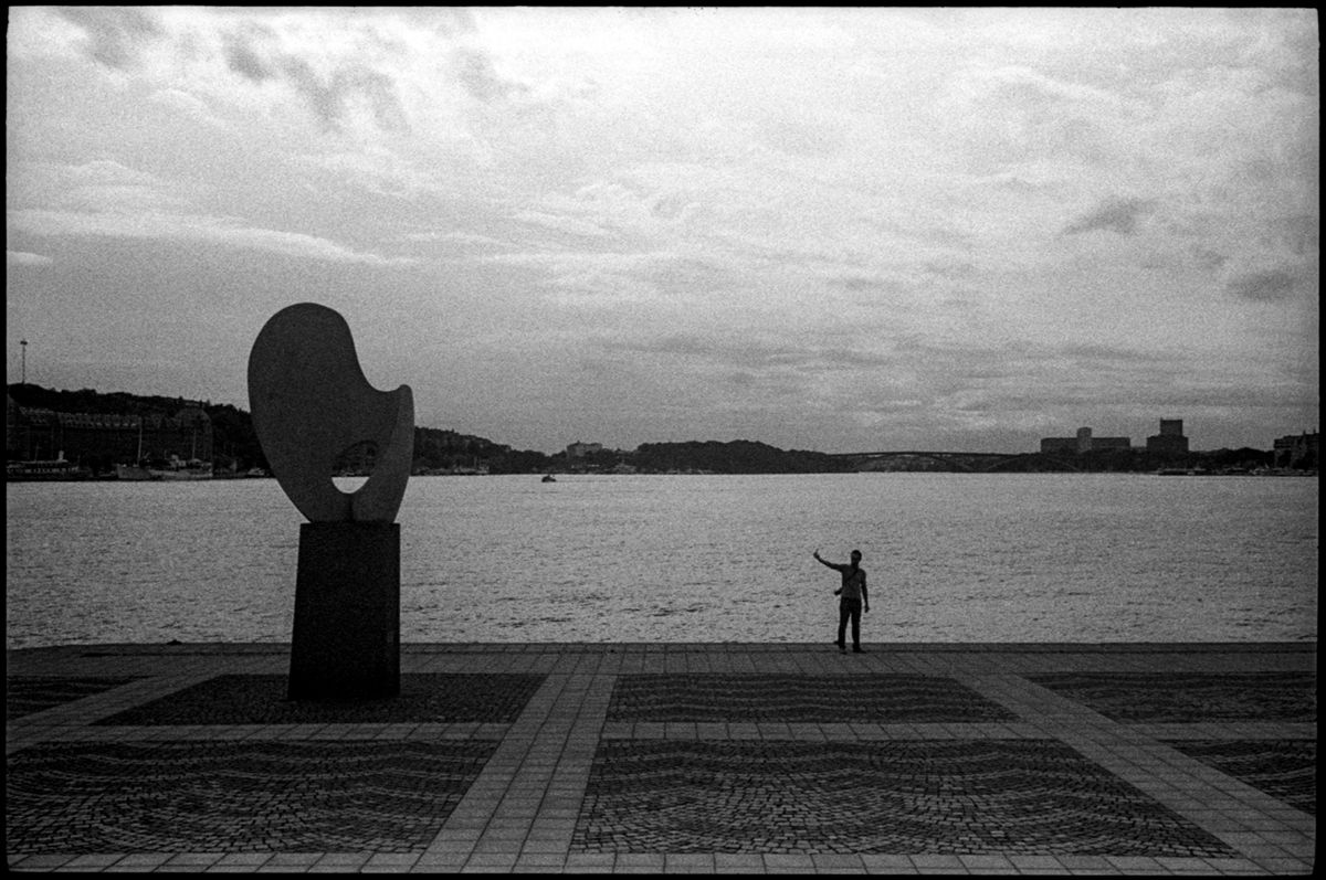 #0286_33A - Tourist, Old Stockholm, Sweden. June of 2014.