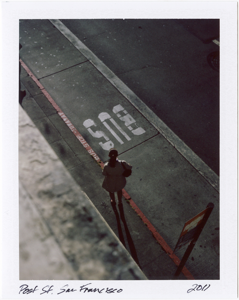  Post Street bus stop, from my studio window. San Francisco, California / 2011   Excerpts from the book  "Fragments"    Signed Copies   On Demand @Blurb   Online Shop  