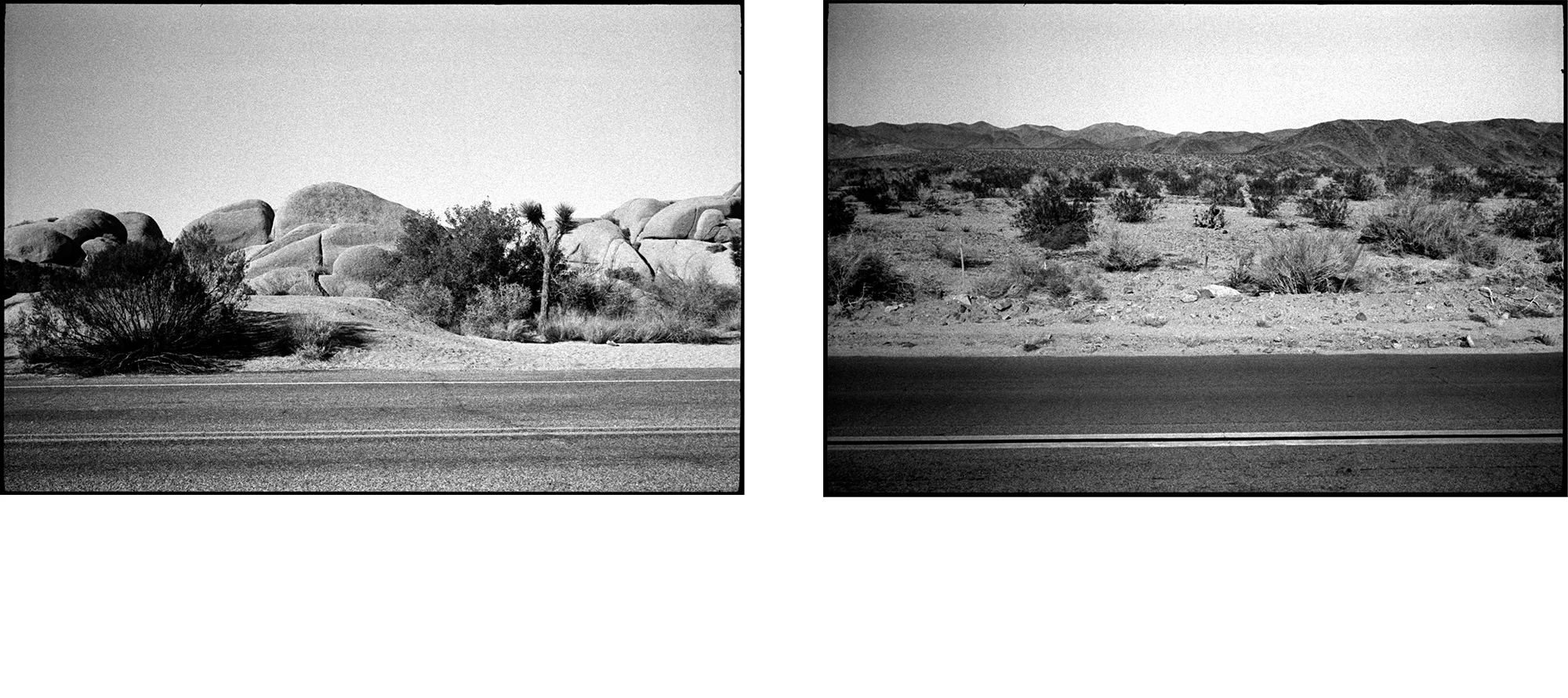 #0249_22A / 0249_24A - Joshua Tree National Park, California / 2013 Excerpts from the book "Fragments" Signed Copies On Demand @Blurb Online Shop