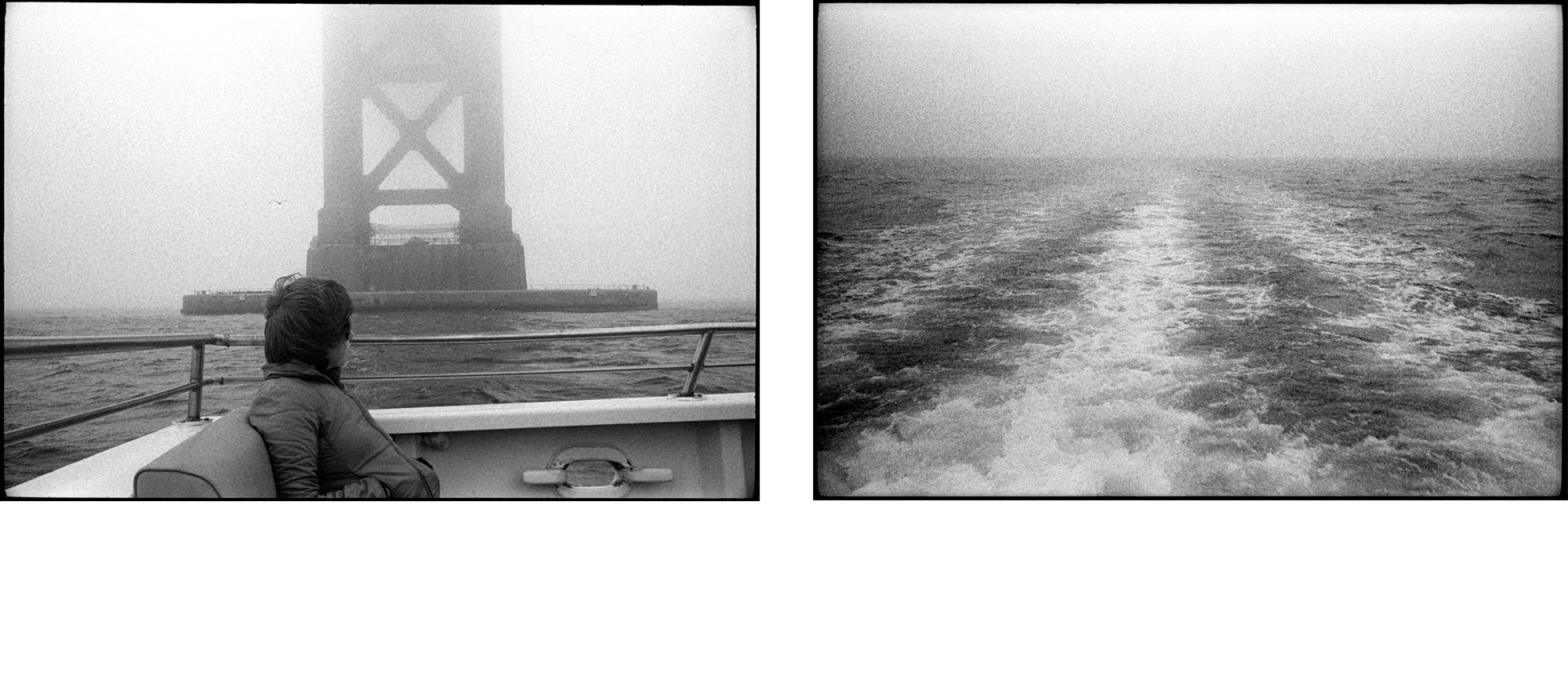  #0267_29A / 0267_25A - Under the Golden Gate. San Francisco Bay, California / 2013   Excerpts from the book  "Fragments"    Signed Copies   On Demand @Blurb   Online Shop  