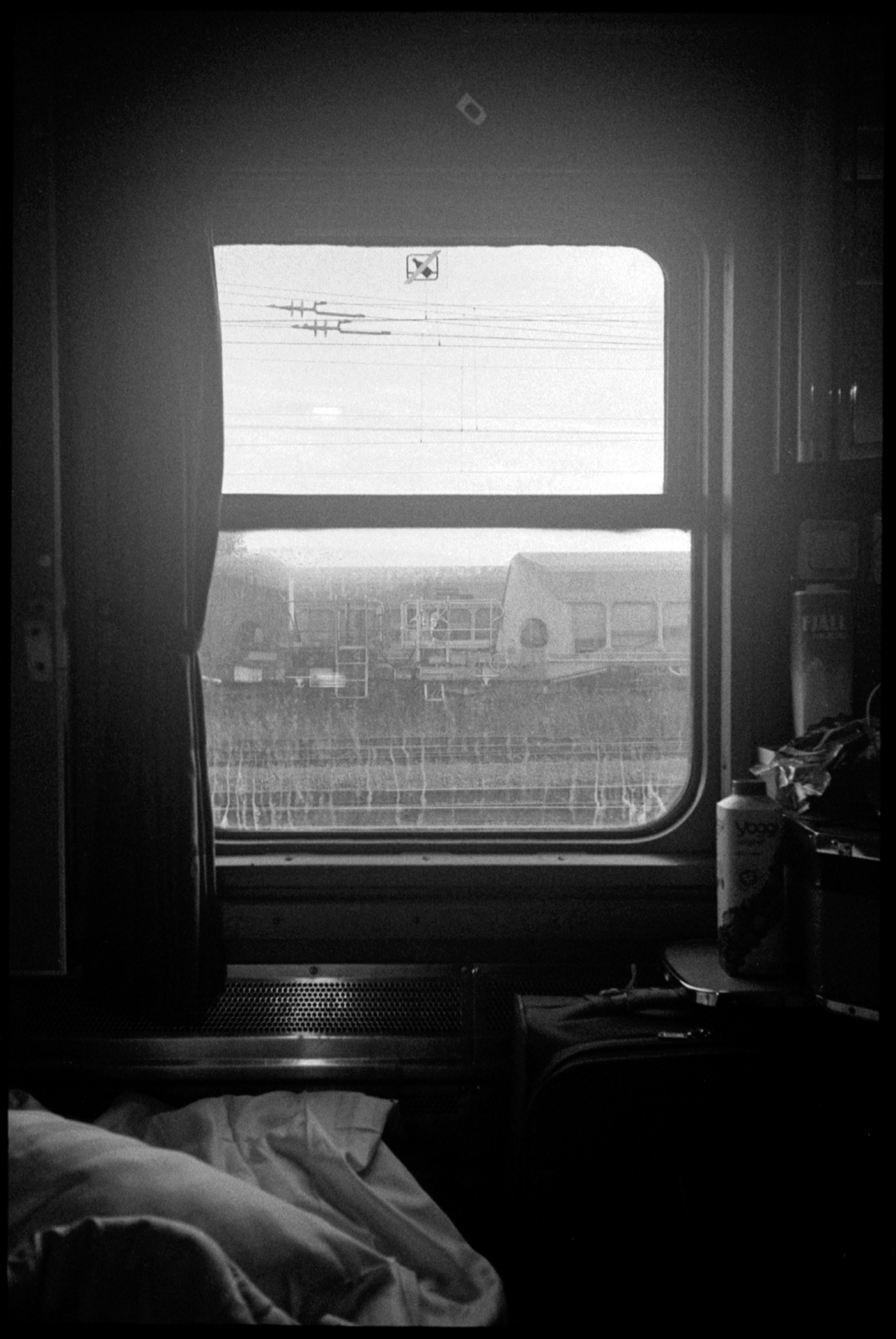  #0293_32A - Train window. Somewhere in Sweden / 2014   Excerpts from the book  "Fragments"    Signed Copies   On Demand @Blurb   Online Shop  