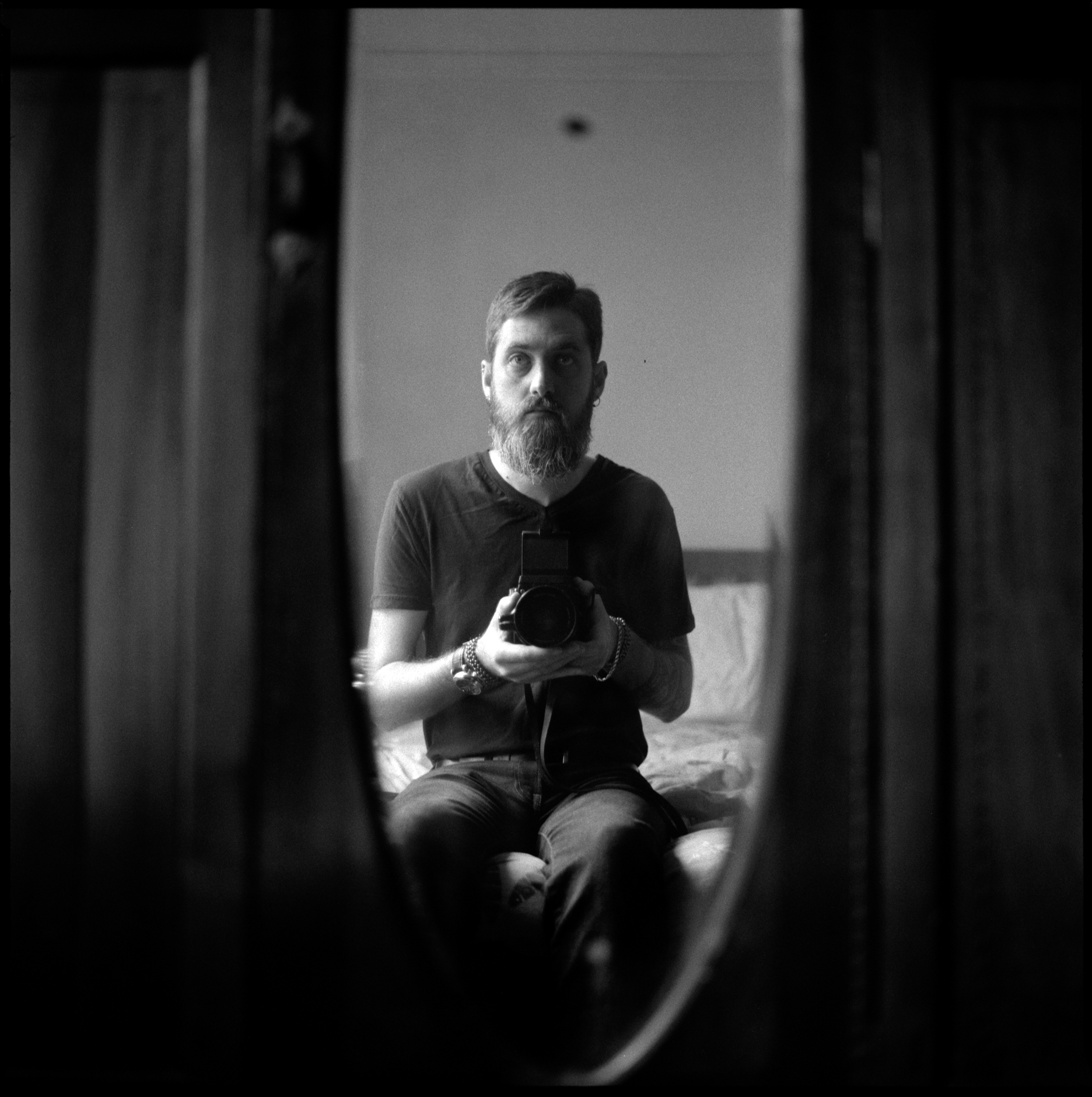  #660118_18 - Self portrait in the wardrobe mirror. San Francisco, California / 2014   Excerpts from the book  "Fragments"    Signed Copies   On Demand @Blurb   Online Shop  