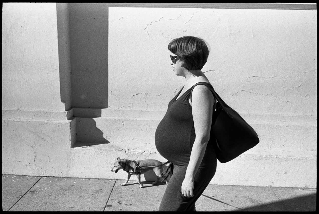 Joanna, 18th Street, 8 1/2 months pregnant.