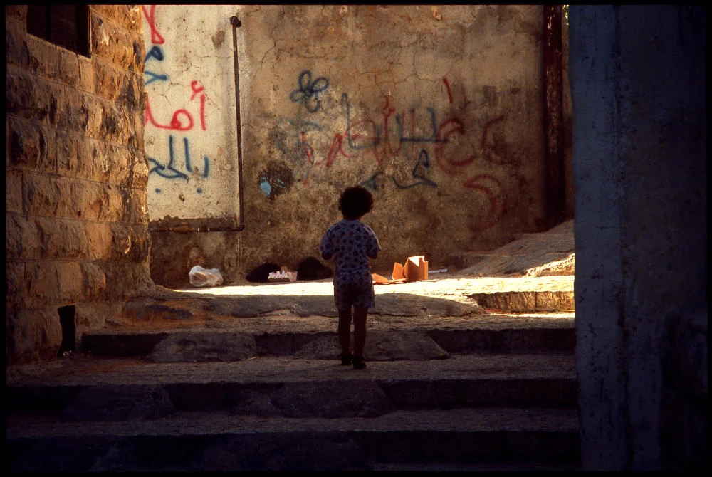#iwb_m03 / Bab Huttah Neighborhood, The Old City, Jerusalem, 2002