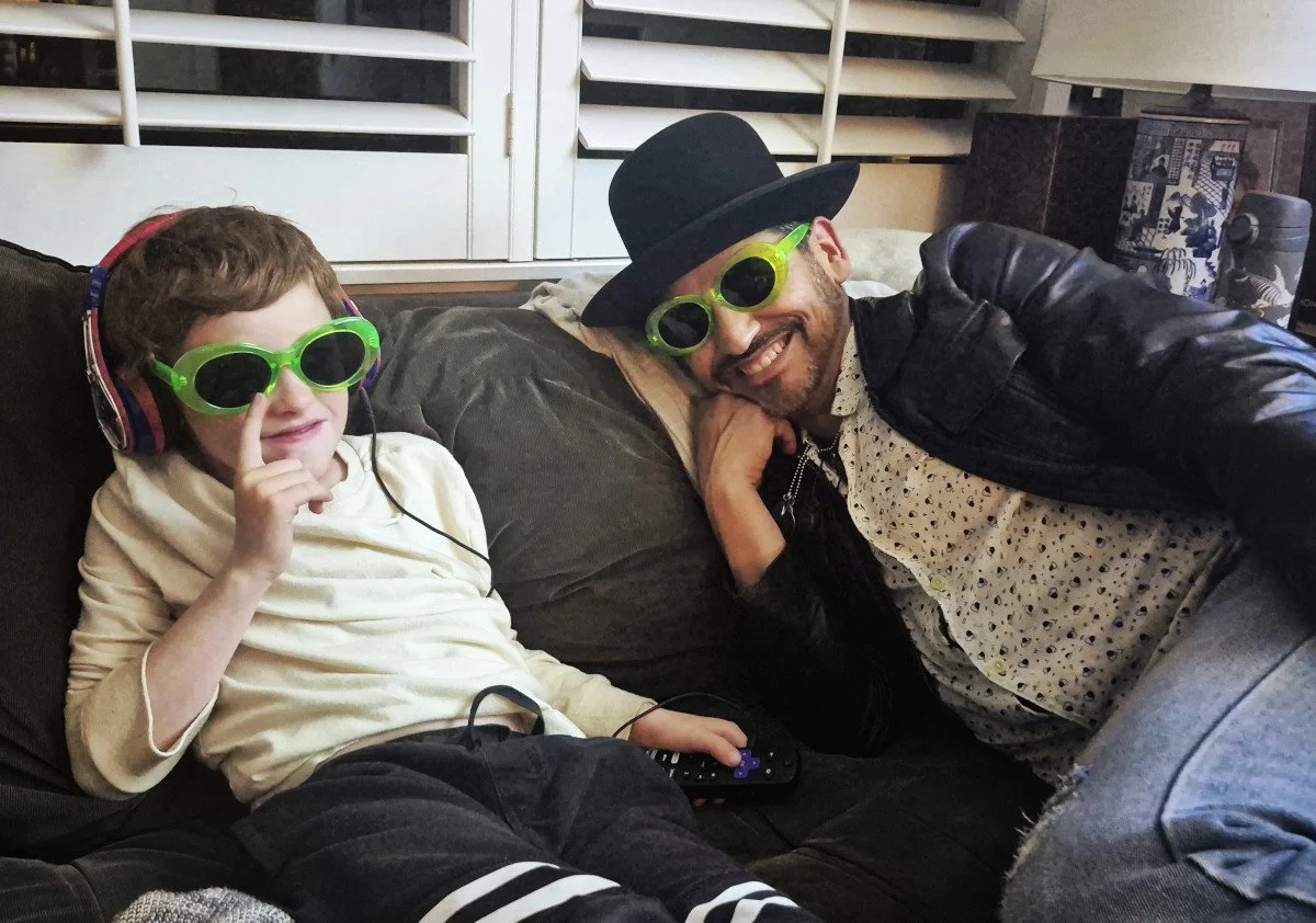 Alberto Rangel and my son Thomas in 2025.