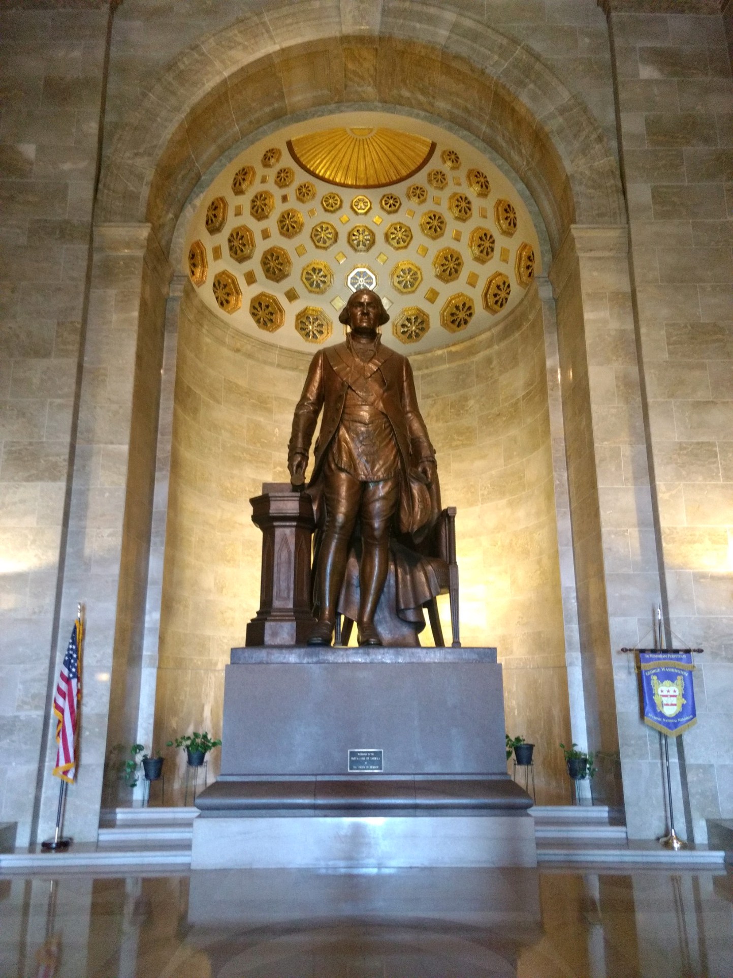 Inside the George Washington Masonic National Monument