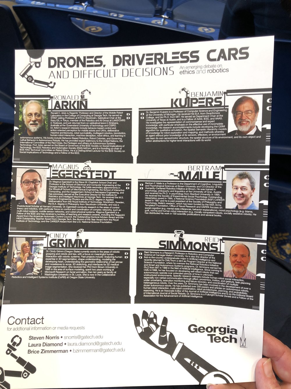 Drones, Driverless Cars &amp; Ethics