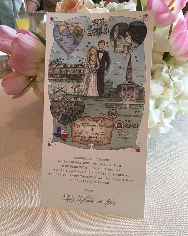 Lovely Bridal Luncheon with Custom Wedding Map in new format included with center pieces! #occasionmapsbysusie #weddingmaps