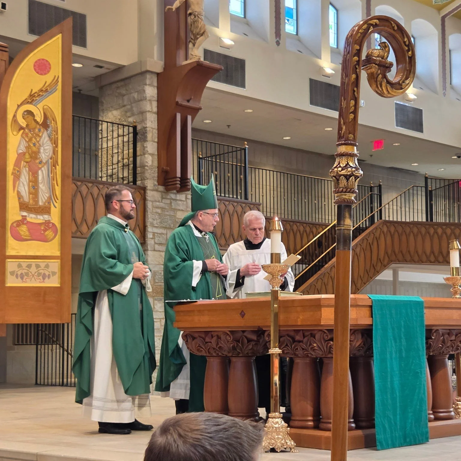 A blessing for our neighboring parish family! 🕊️✝️✨

Yesterday at the Sunday Vigil Mass, Fr. Chris Ciaston was officially installed as Pastor of the St. Anne Catholic Community in Barrington by Bishop Timothy O'Malley.

We extend our heartfelt congr