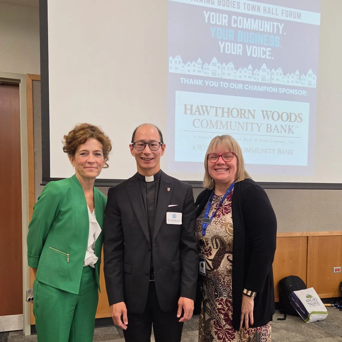 Serving together for the common good! 🤝🏛️✨

Today, Fr. Christian attended the Taxing Bodies Town Hall Forum at the Ela Area Public Library, connecting with village, county, and township leaders from across our area.

During the gathering, Fr. Chris