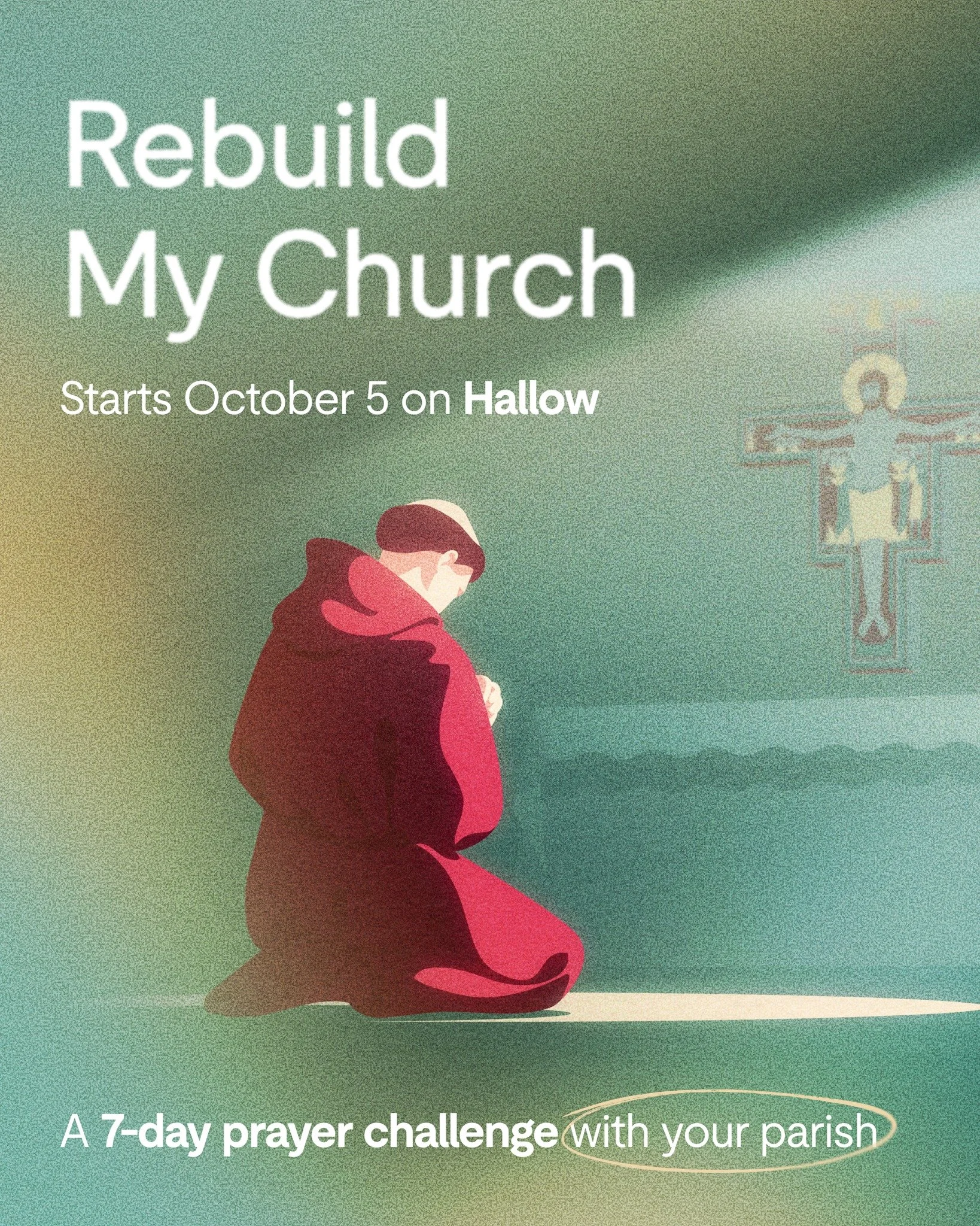"Rebuild My Church" &mdash; Join us for Hallow Parish Week! 📱🕊️✨

From October 5&ndash;11, St. Francis de Sales will participate in Hallow Parish Week!

Reflecting on the theme &ldquo;Rebuild My Church,&rdquo; we are invited as a parish f