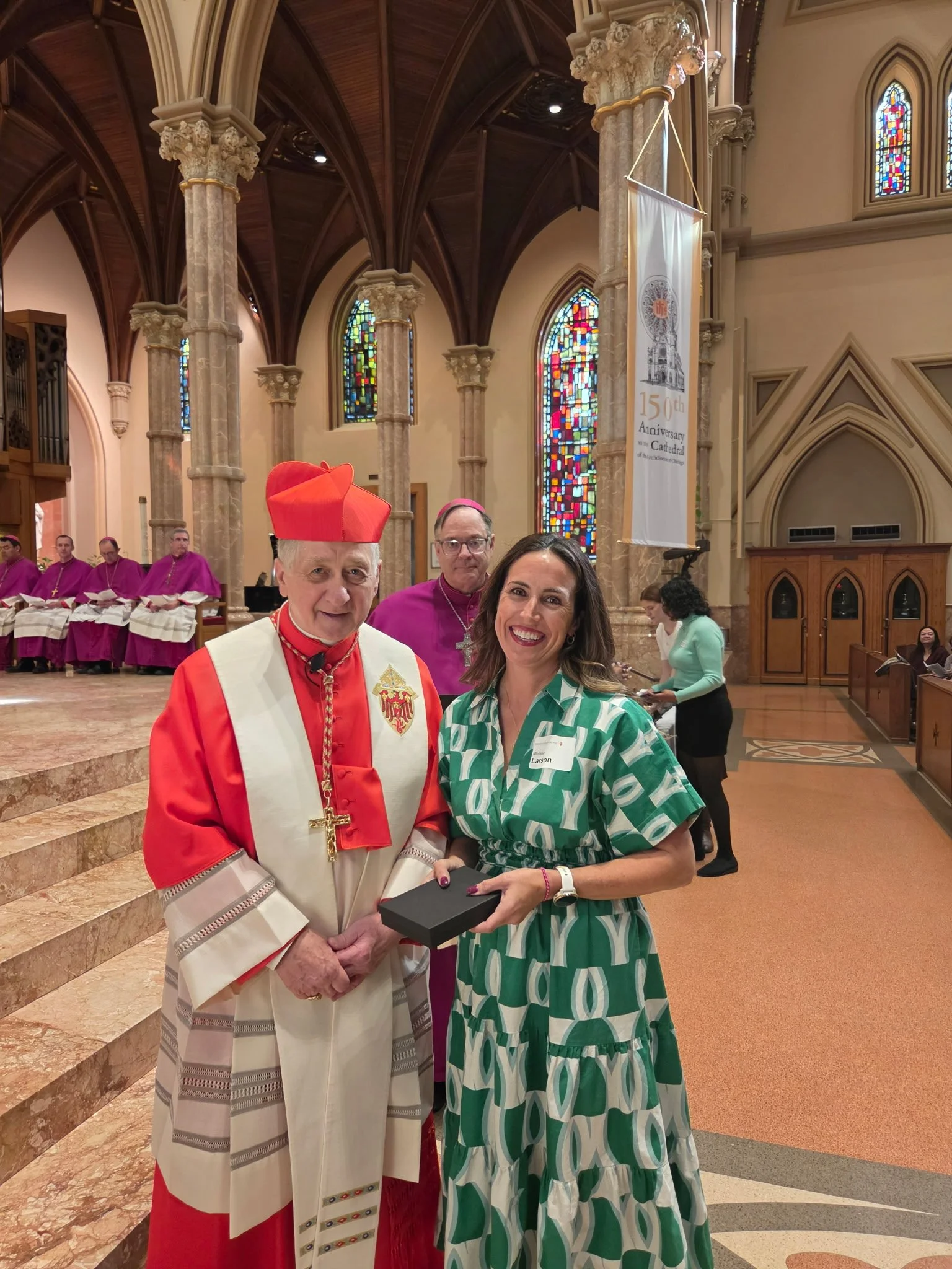 Honoring Dedicated Service to Our Parish Family! 🕊️✨

Please join us in offering congratulations to Melissa Larson, the recipient of the Archdiocese of Chicago&rsquo;s 2026 Christifideles Award for St. Francis de Sales!

On Sunday, October 4th, Meli
