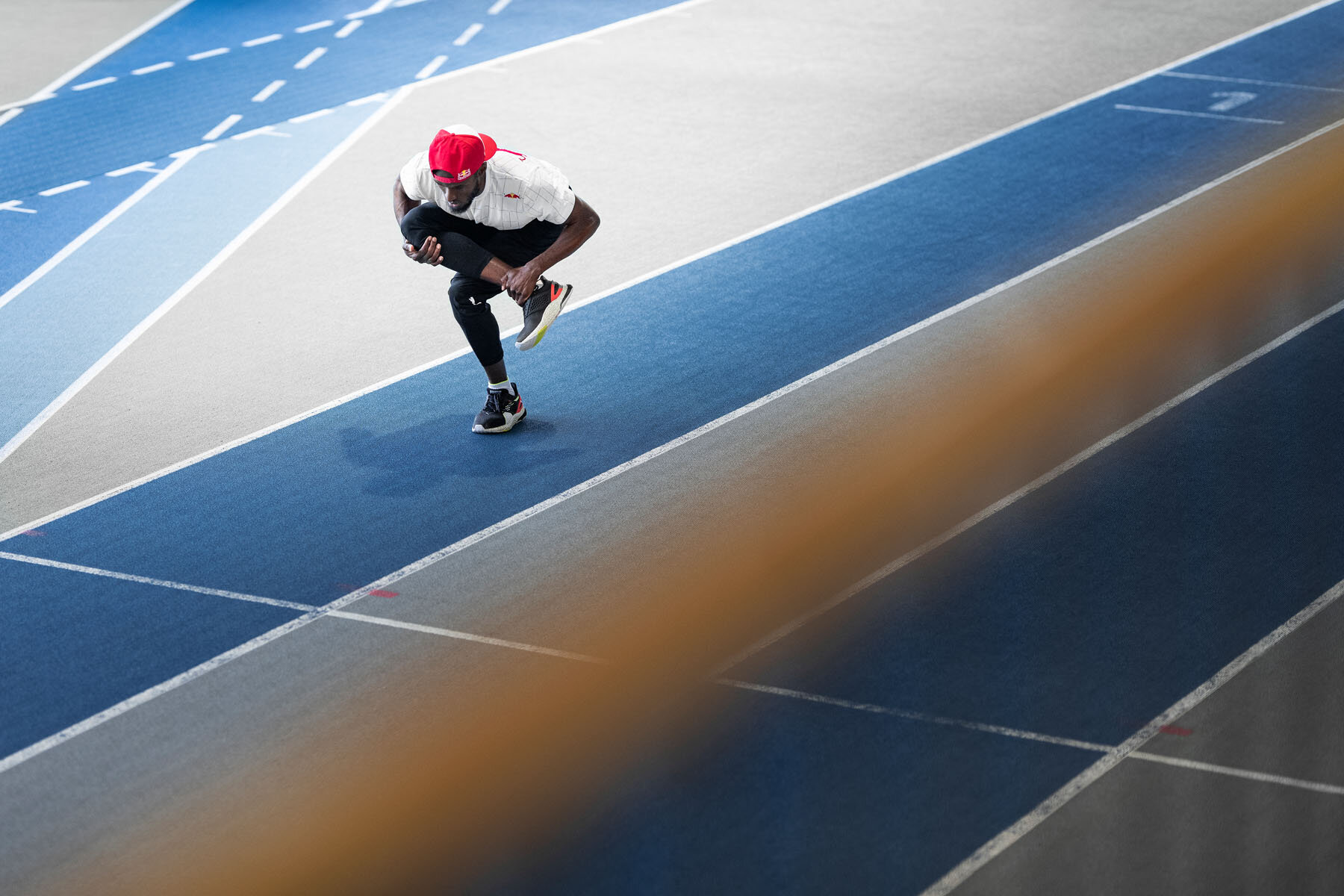  Will Claye is seen during his visit to Austria in Hallein on September 2, 2019 