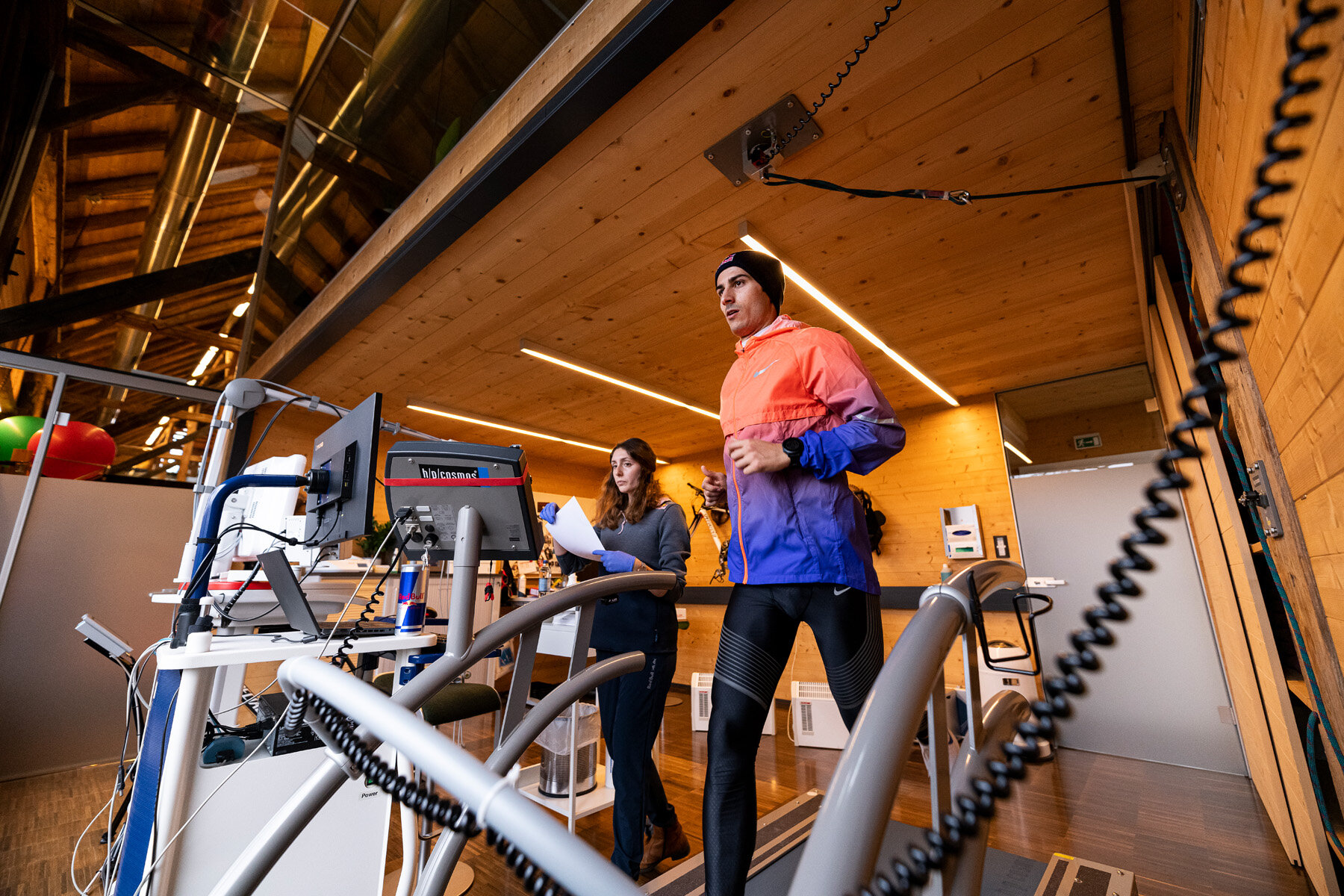  Mario Mola is seen during his training and preparations at the APC Athlete Performance Center in Thalgau on December 9, 2019 