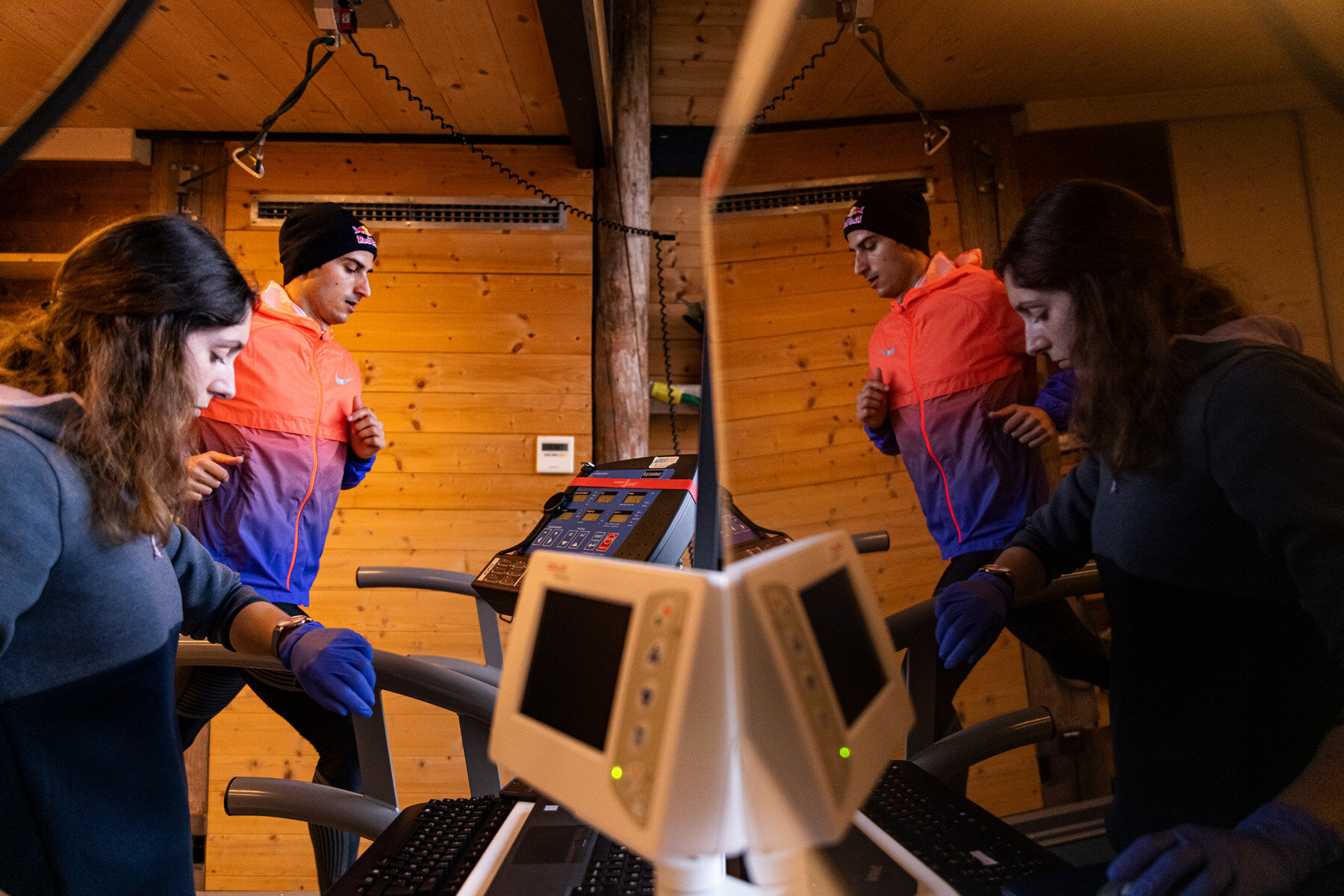  Mario Mola is seen during his training and preparations at the APC Athlete Performance Center in Thalgau on December 9, 2019 