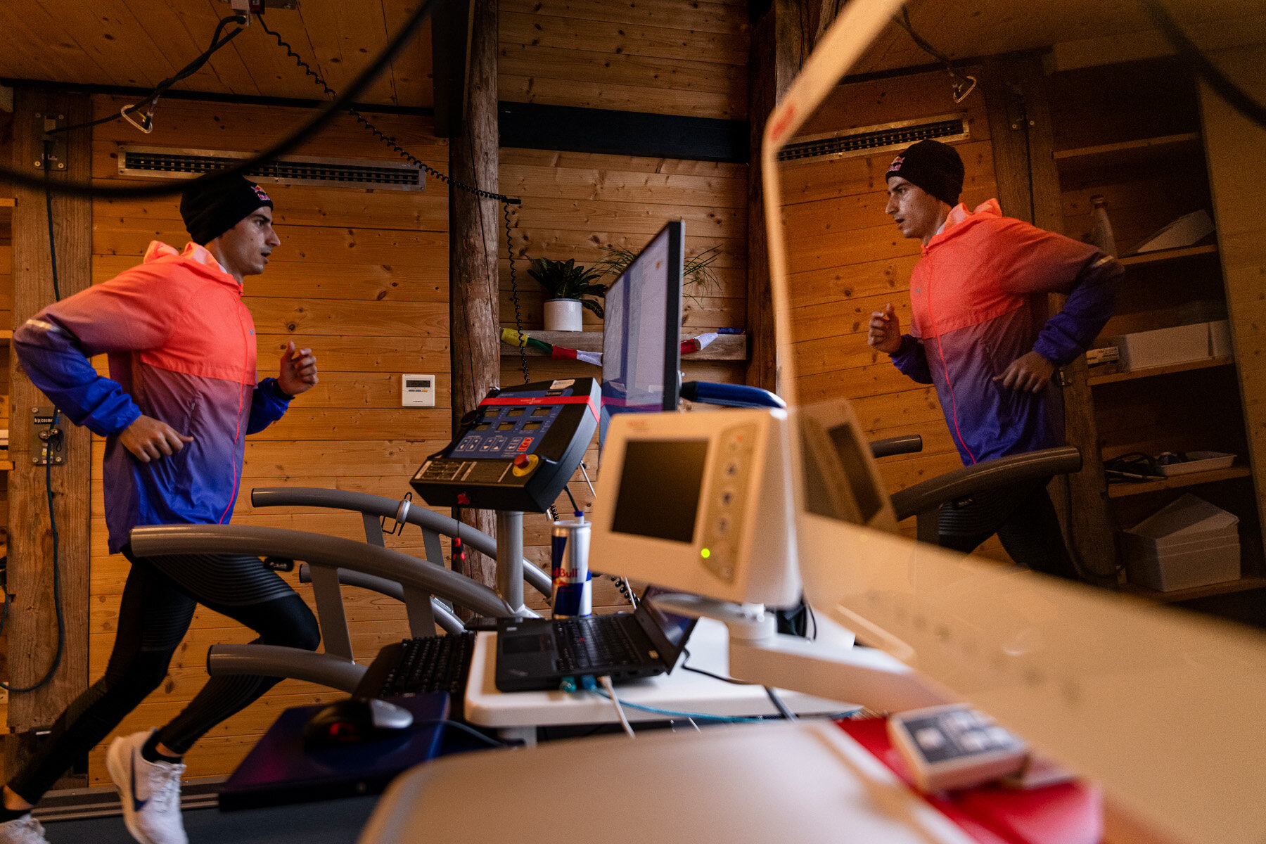  Mario Mola is seen during his training and preparations at the APC Athlete Performance Center in Thalgau on December 9, 2019 