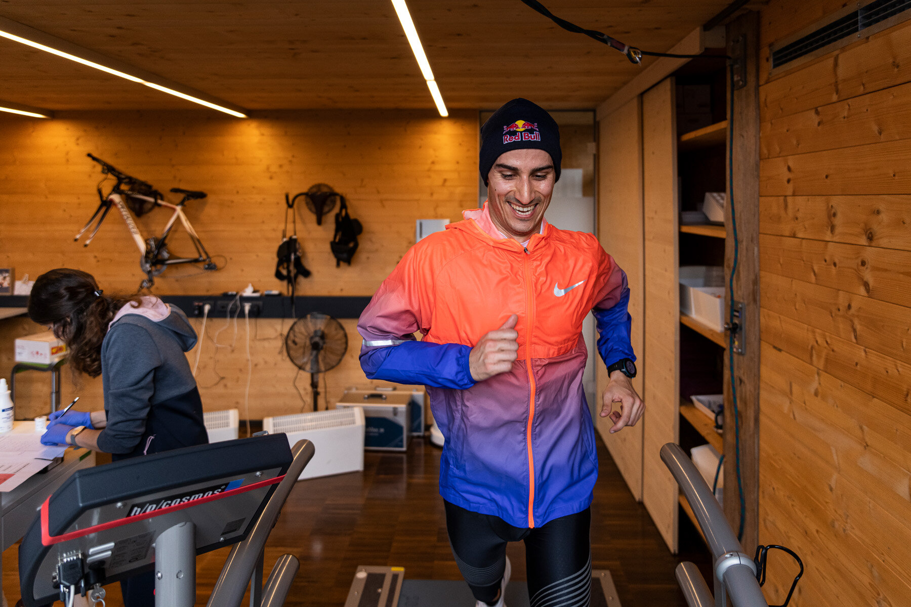  Mario Mola is seen during his training and preparations at the APC Athlete Performance Center in Thalgau on December 9, 2019 