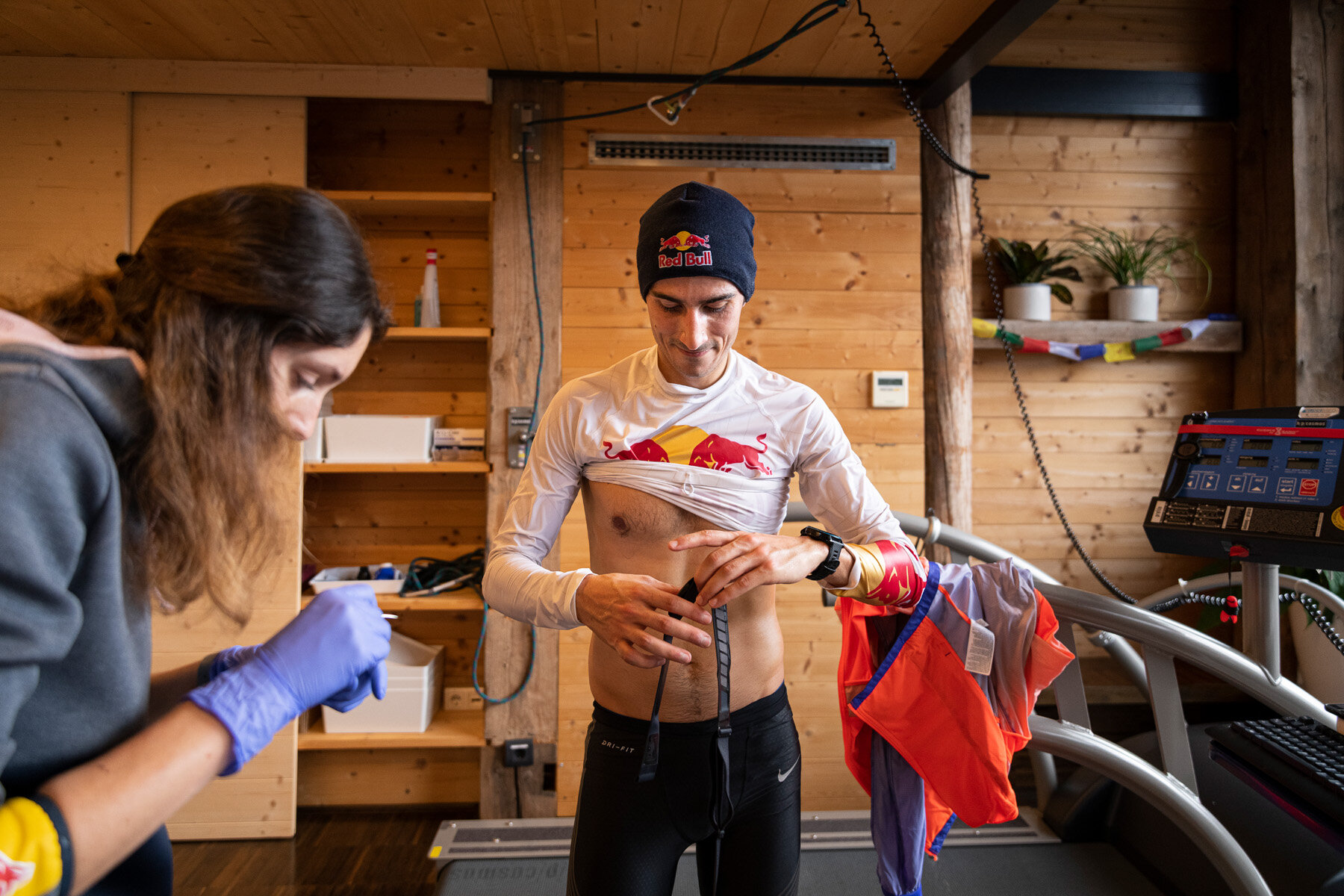  Mario Mola is seen during his training and preparations at the APC Athlete Performance Center in Thalgau on December 9, 2019 