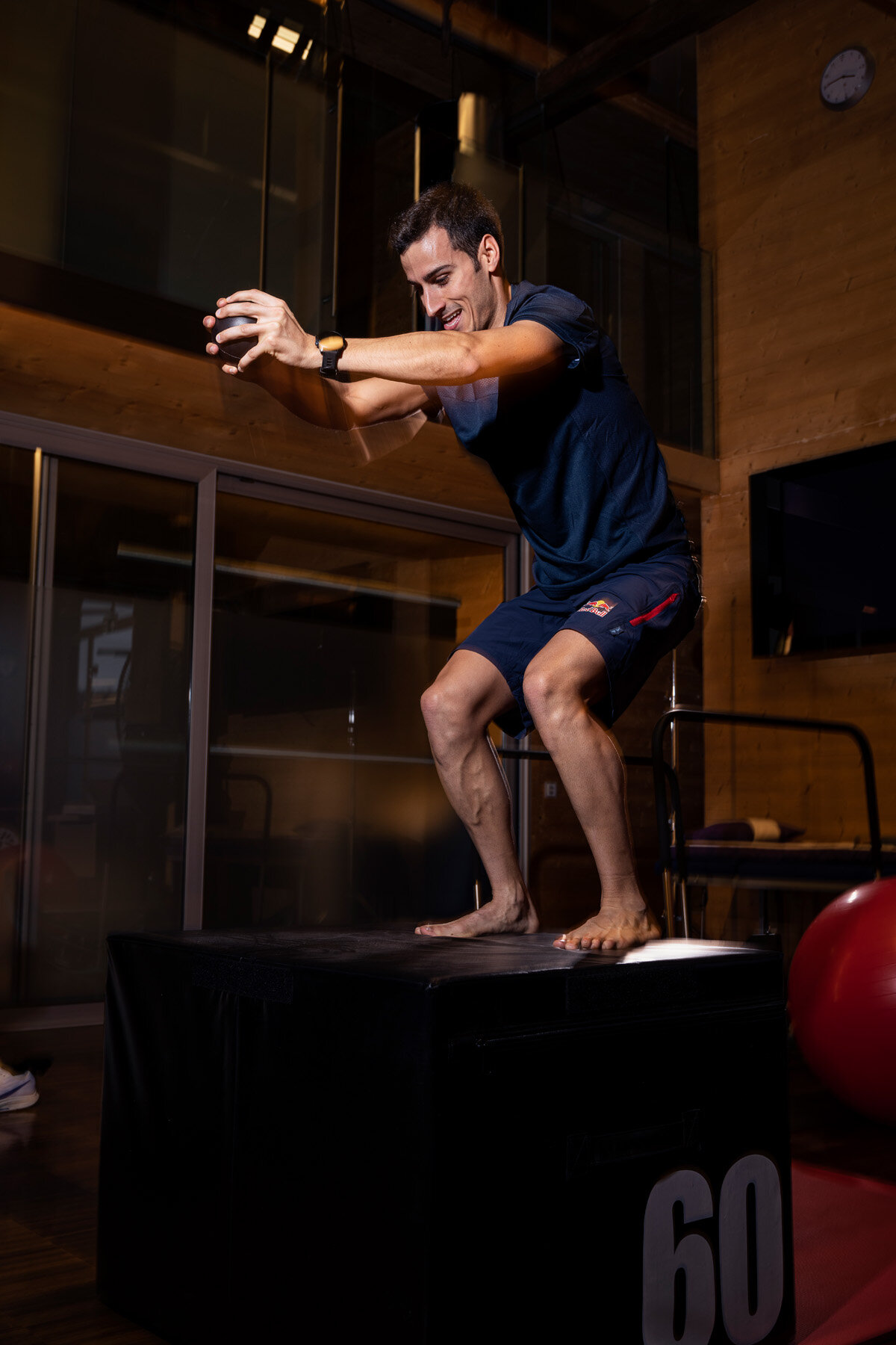  Mario Mola is seen during his training and preparations at the APC Athlete Performance Center in Thalgau on December 9, 2019 