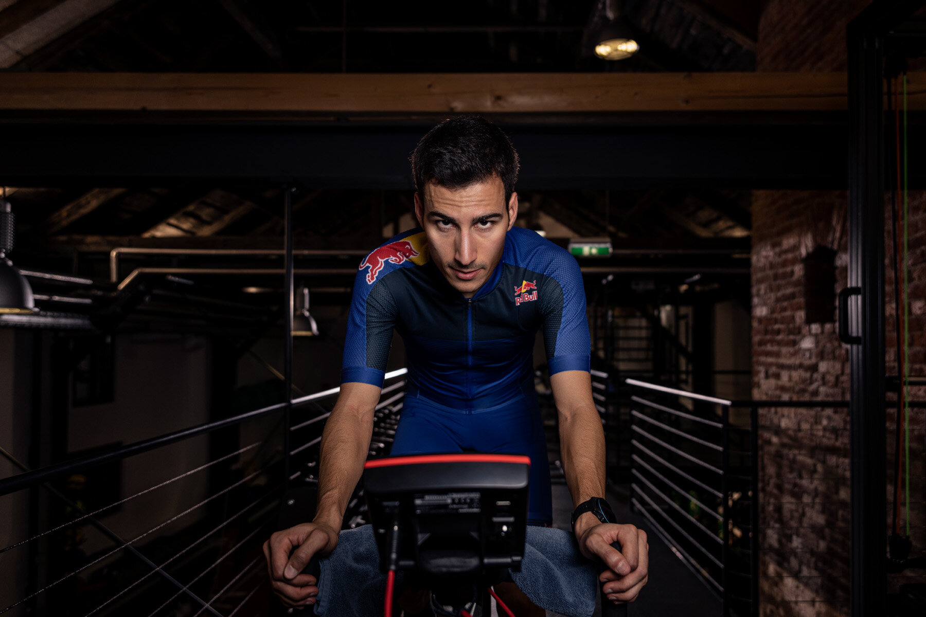  Mario Mola is seen during his training and preparations at the APC Athlete Performance Center in Thalgau on December 9, 2019 