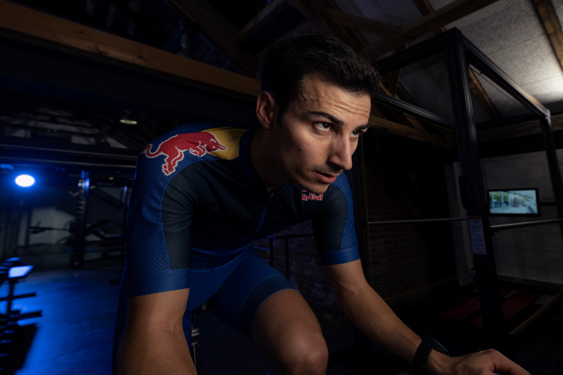  Mario Mola is seen during his training and preparations at the APC Athlete Performance Center in Thalgau on December 9, 2019 