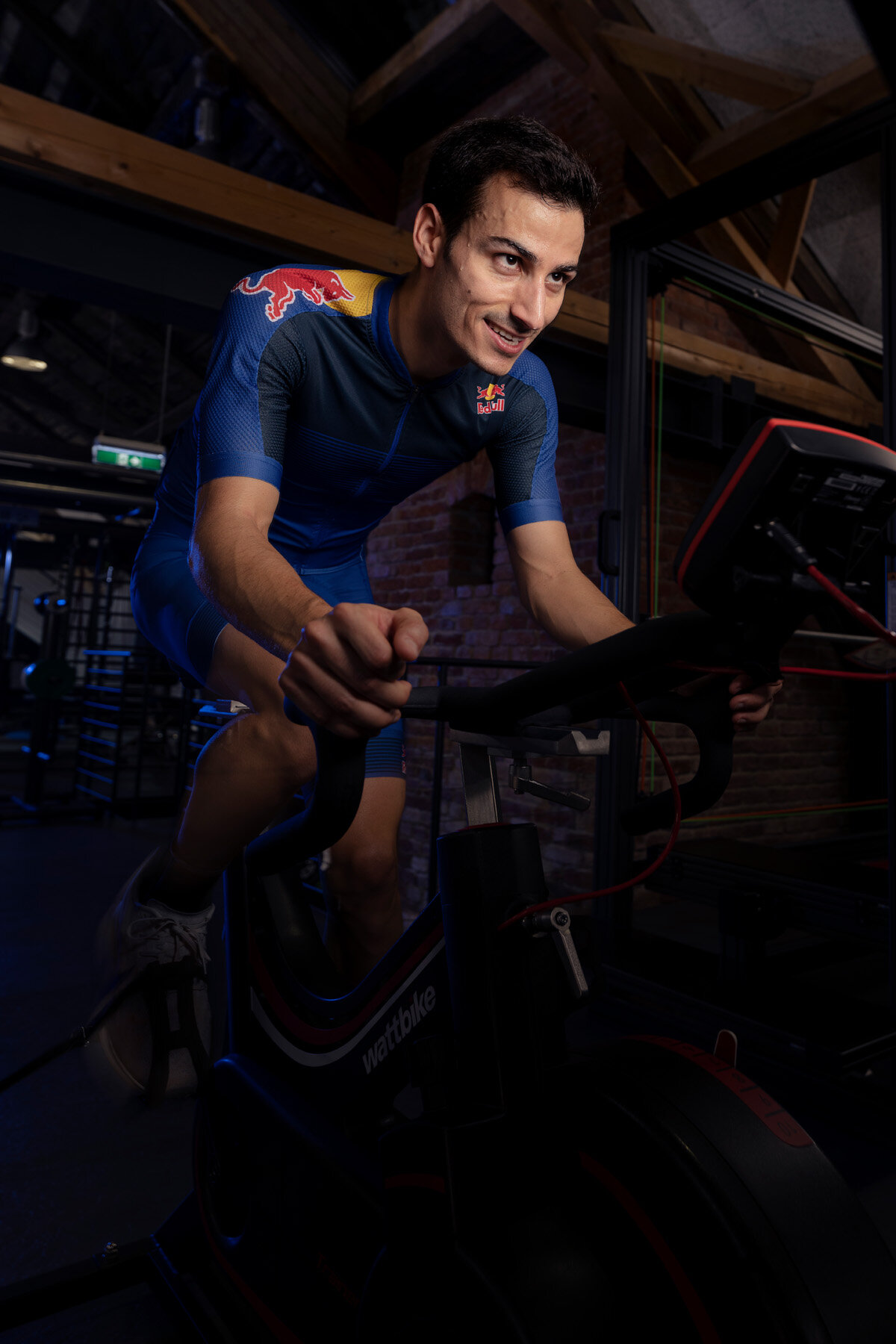  Mario Mola is seen during his training and preparations at the APC Athlete Performance Center in Thalgau on December 9, 2019 