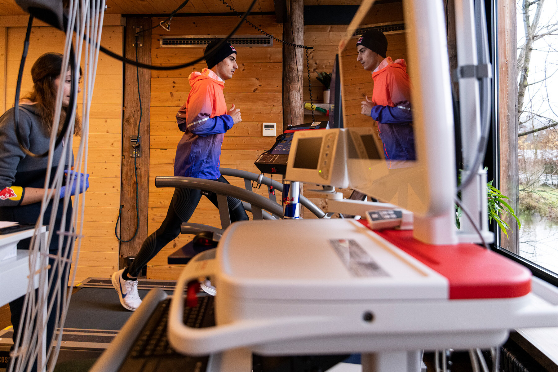  Mario Mola is seen during his training and preparations at the APC Athlete Performance Center in Thalgau on December 9, 2019 