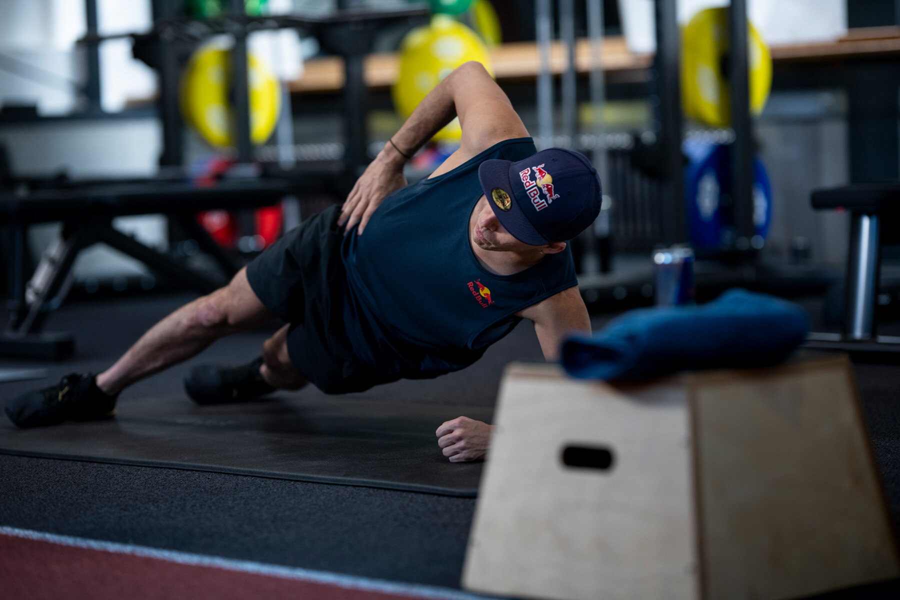  Daniel Dhers is seen during his visit to the Red Bull Athlete Performance Center in Salzburg on Febreruary 14, 2020 